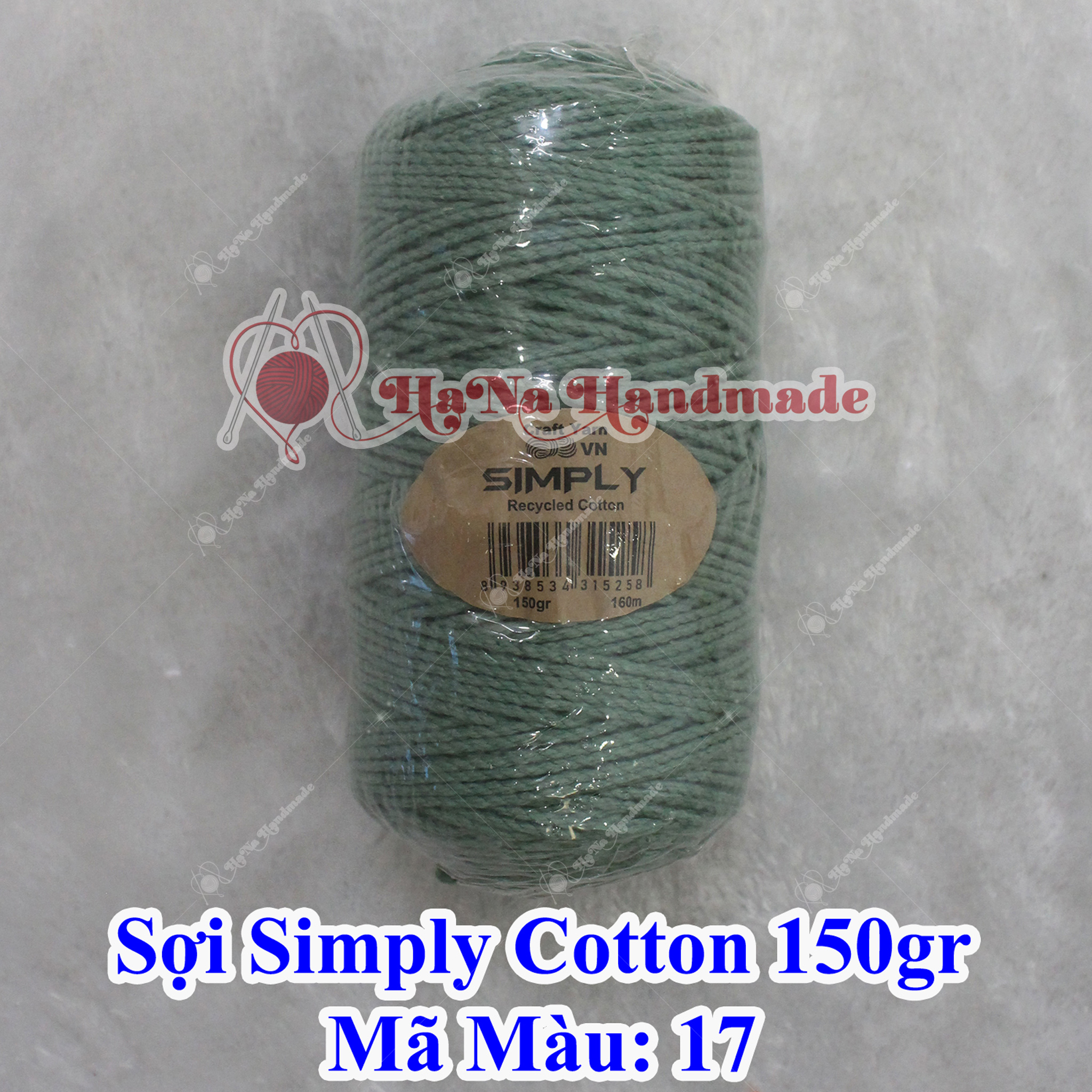 Sợi simply cotton 30k/cuộn/150gram