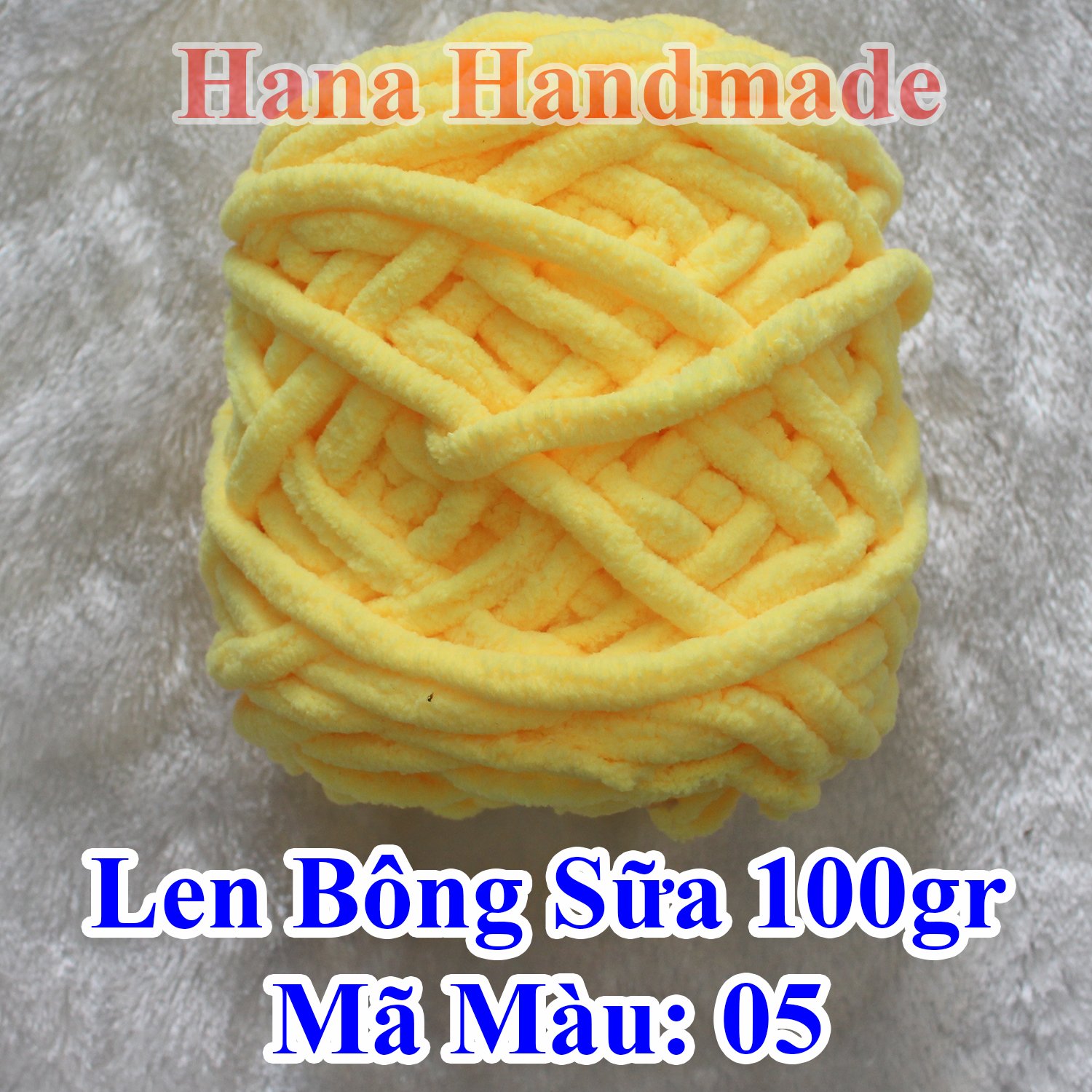 Len Bông Sữa / Len nhung đũa 90-95g (25k/cuộn)