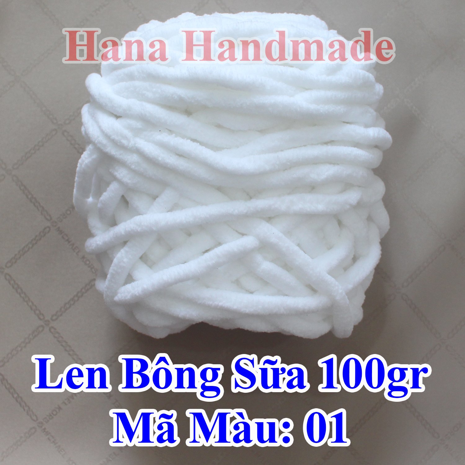 Len Bông Sữa / Len nhung đũa 90-95g (25k/cuộn)