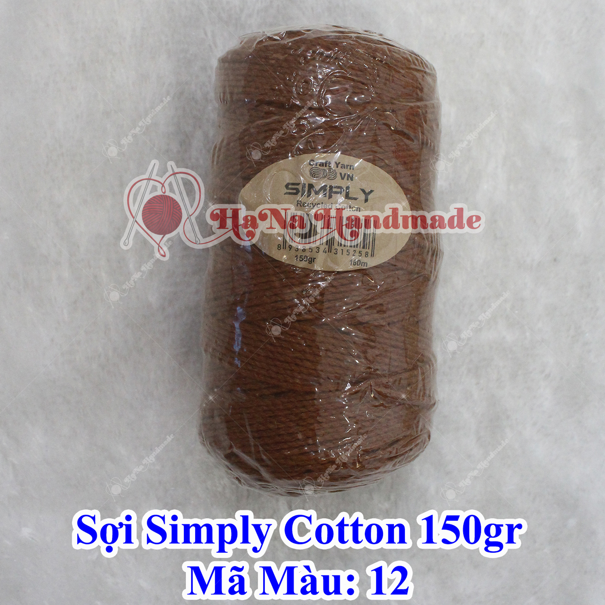 Sợi simply cotton 30k/cuộn/150gram