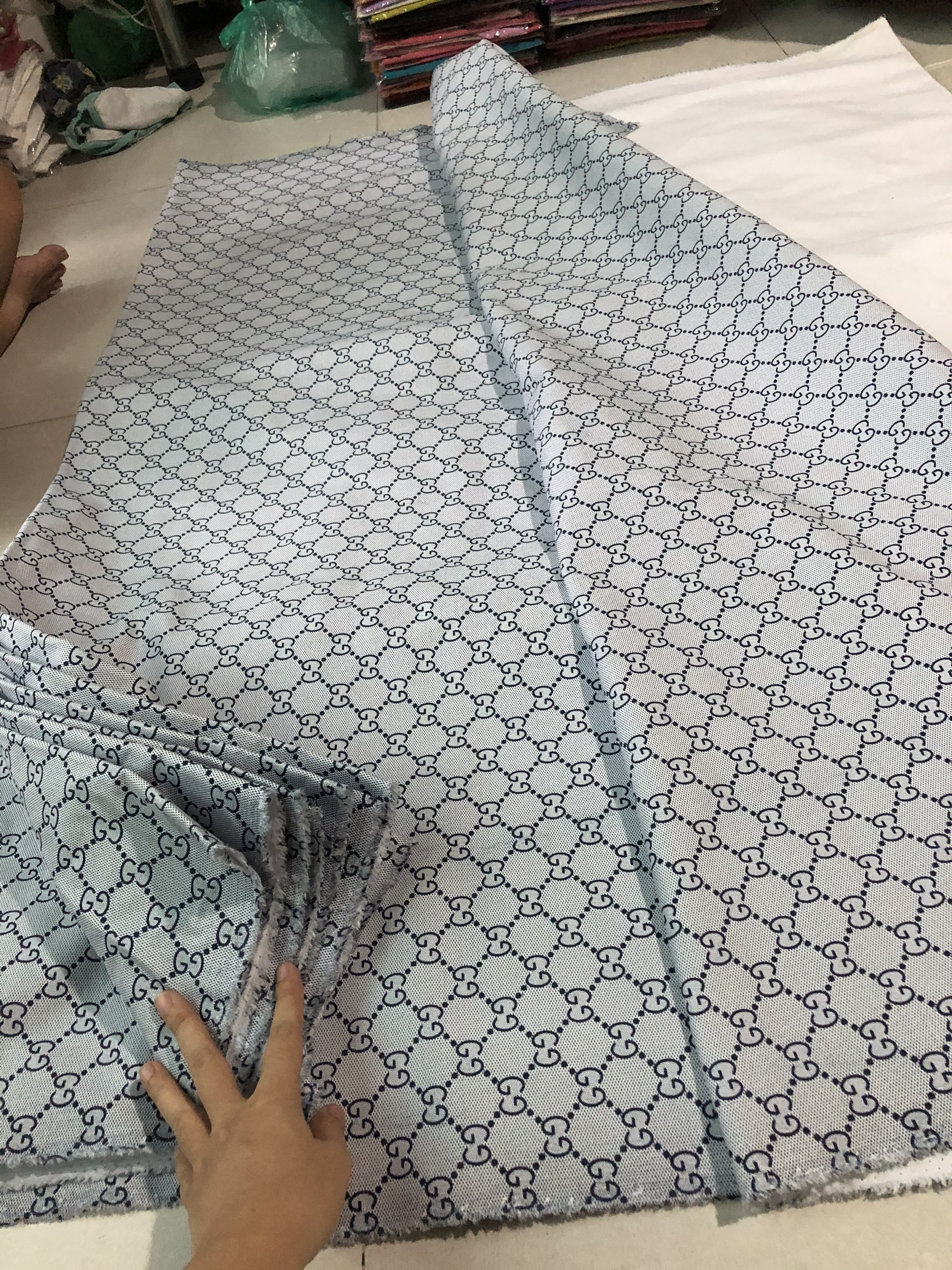 Vải lót túi kaki cao cấp 75k/m khổ 1m4
