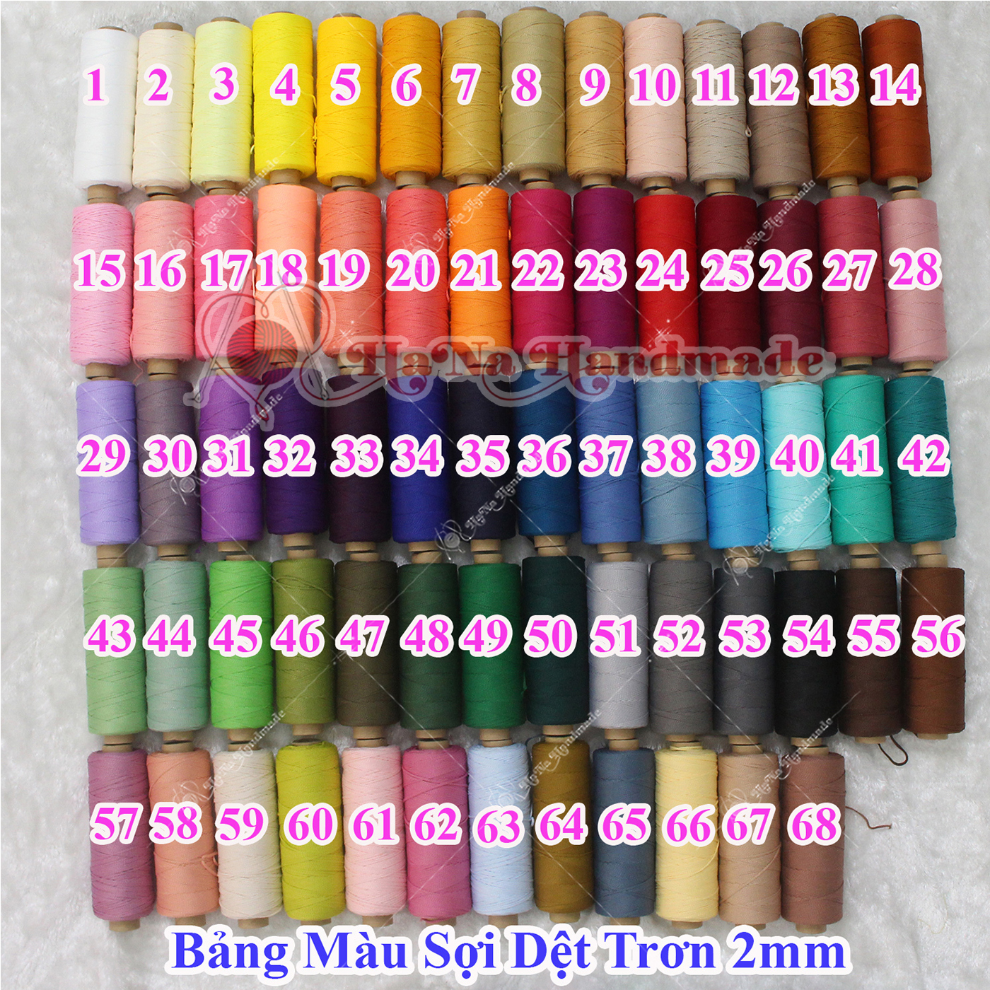 Sợi dệt trơn màu