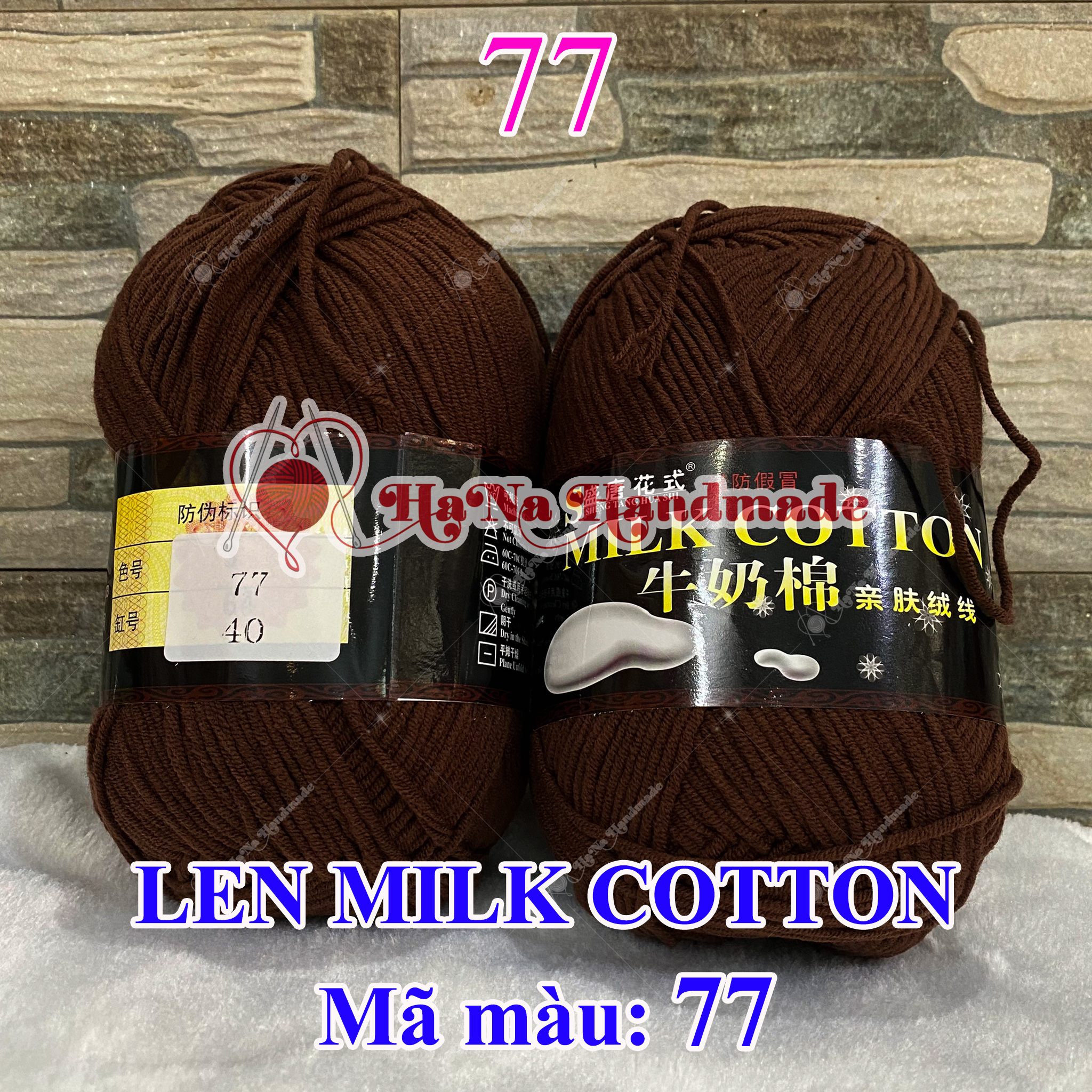Len Milk Cotton Loại 1 (màu 51-103)