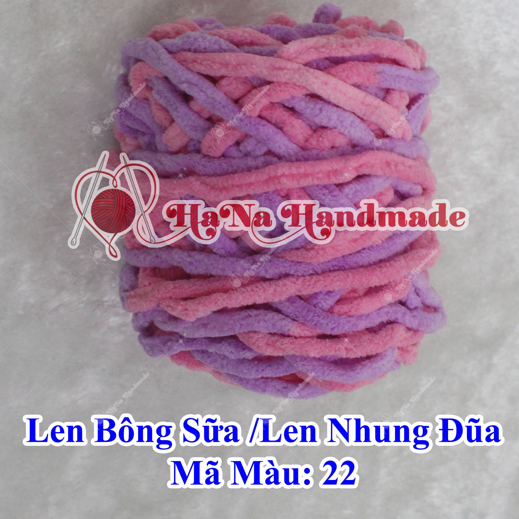 Len Bông Sữa / Len nhung đũa 90-95g (25k/cuộn)