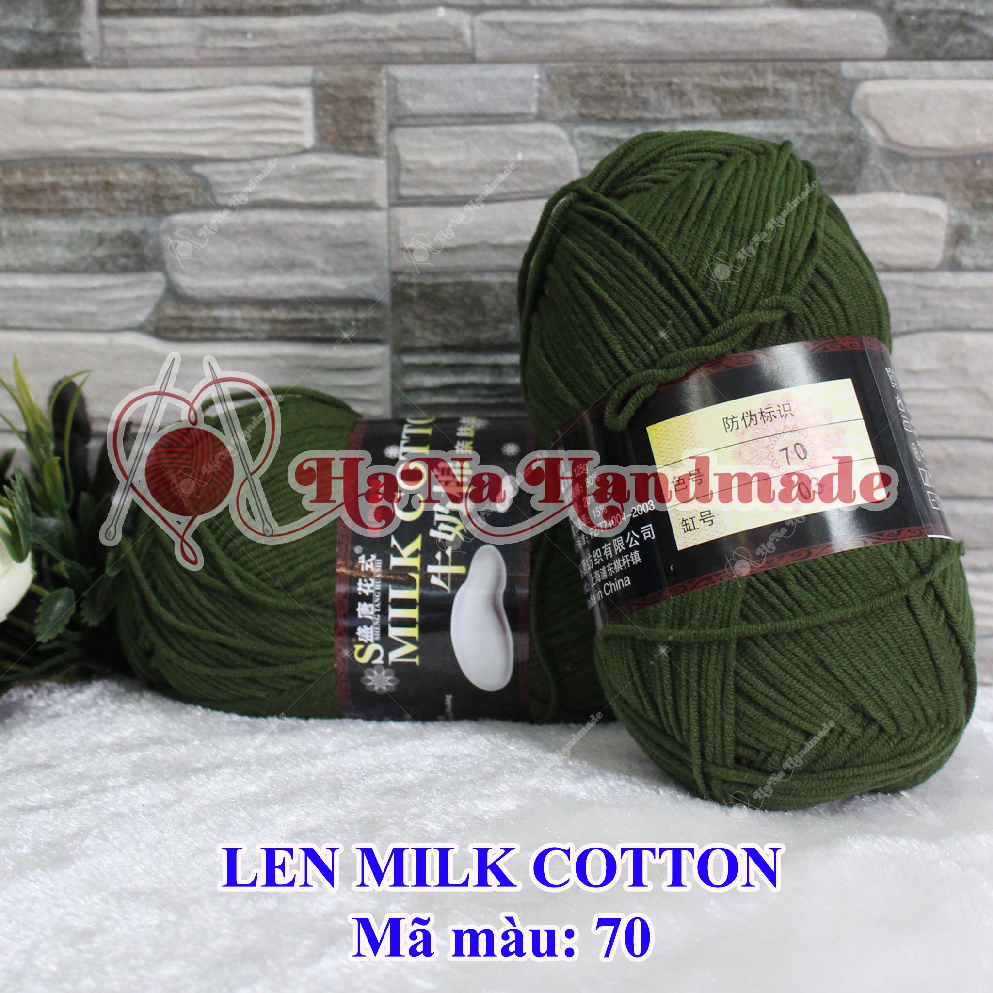 Len Milk Cotton Loại 1 (màu 51-103)