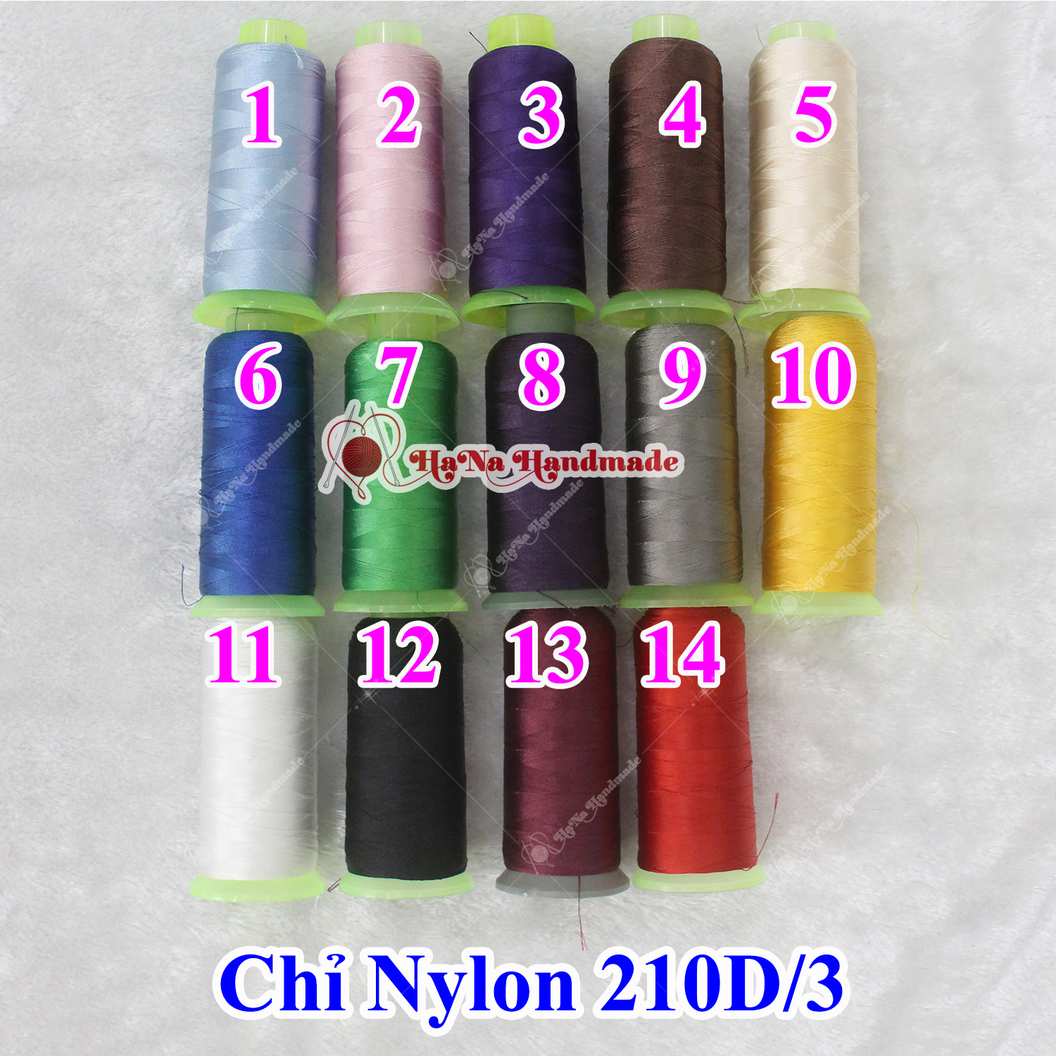 Chỉ nylon 210D/3