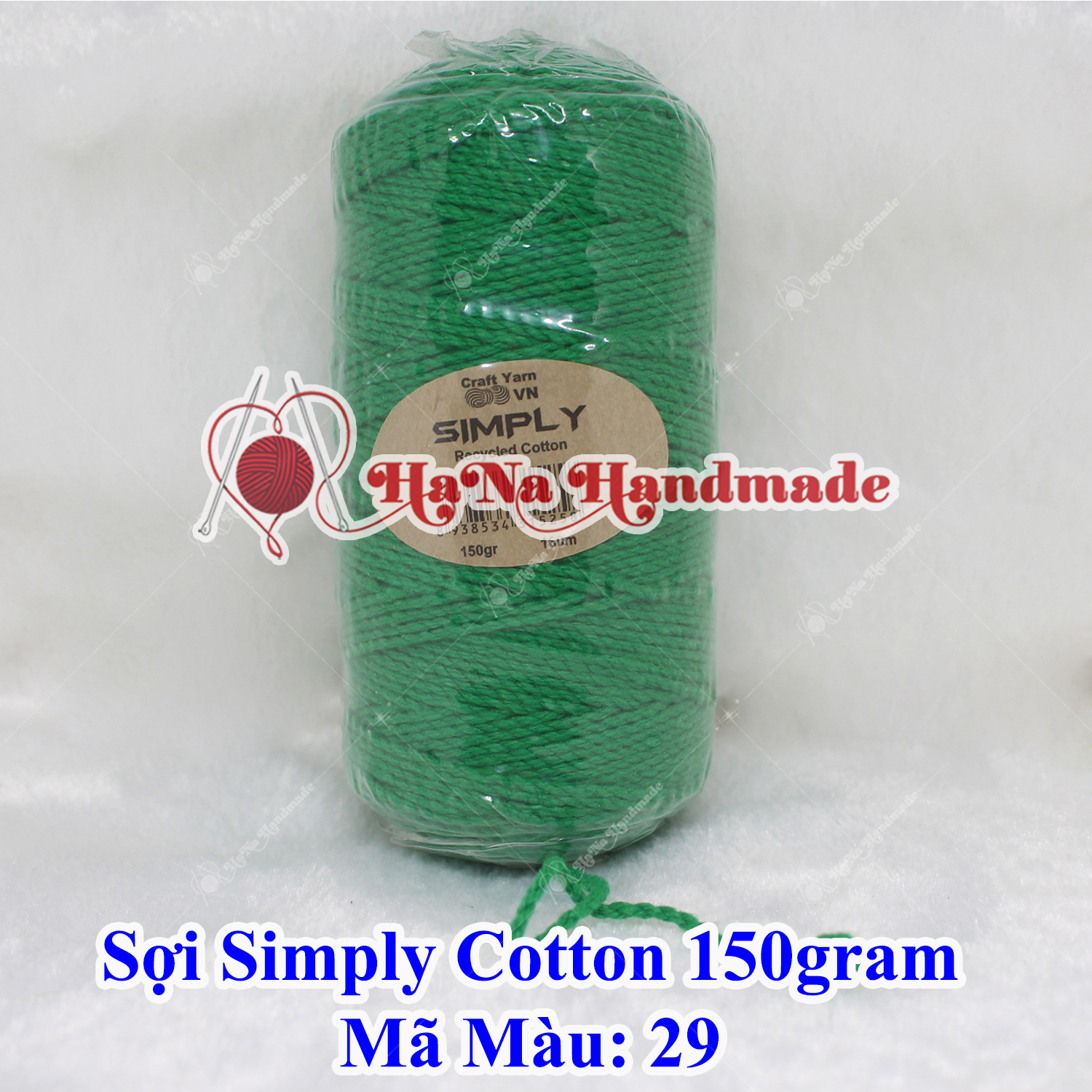 Sợi simply cotton 30k/cuộn/150gram