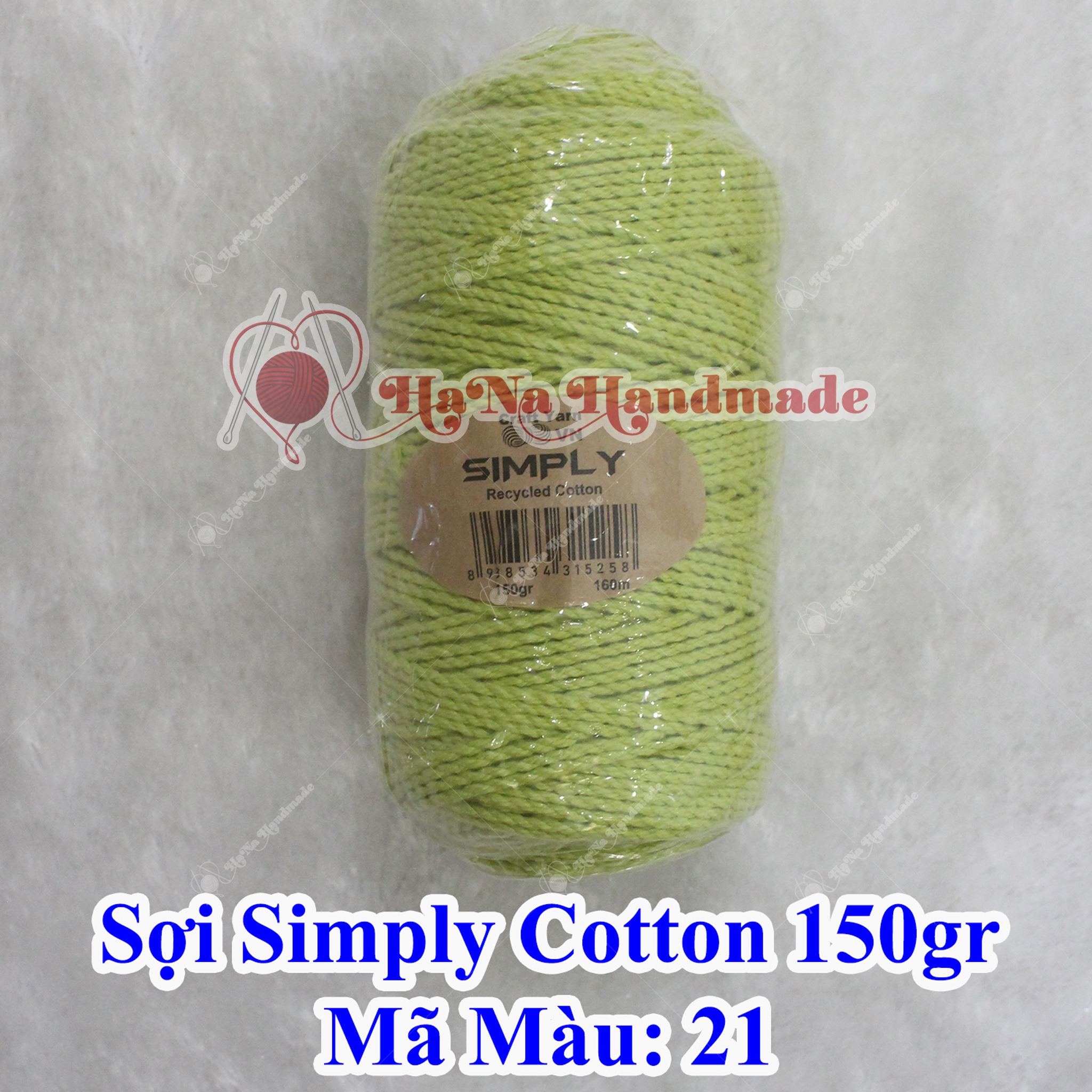 Sợi simply cotton 30k/cuộn/150gram