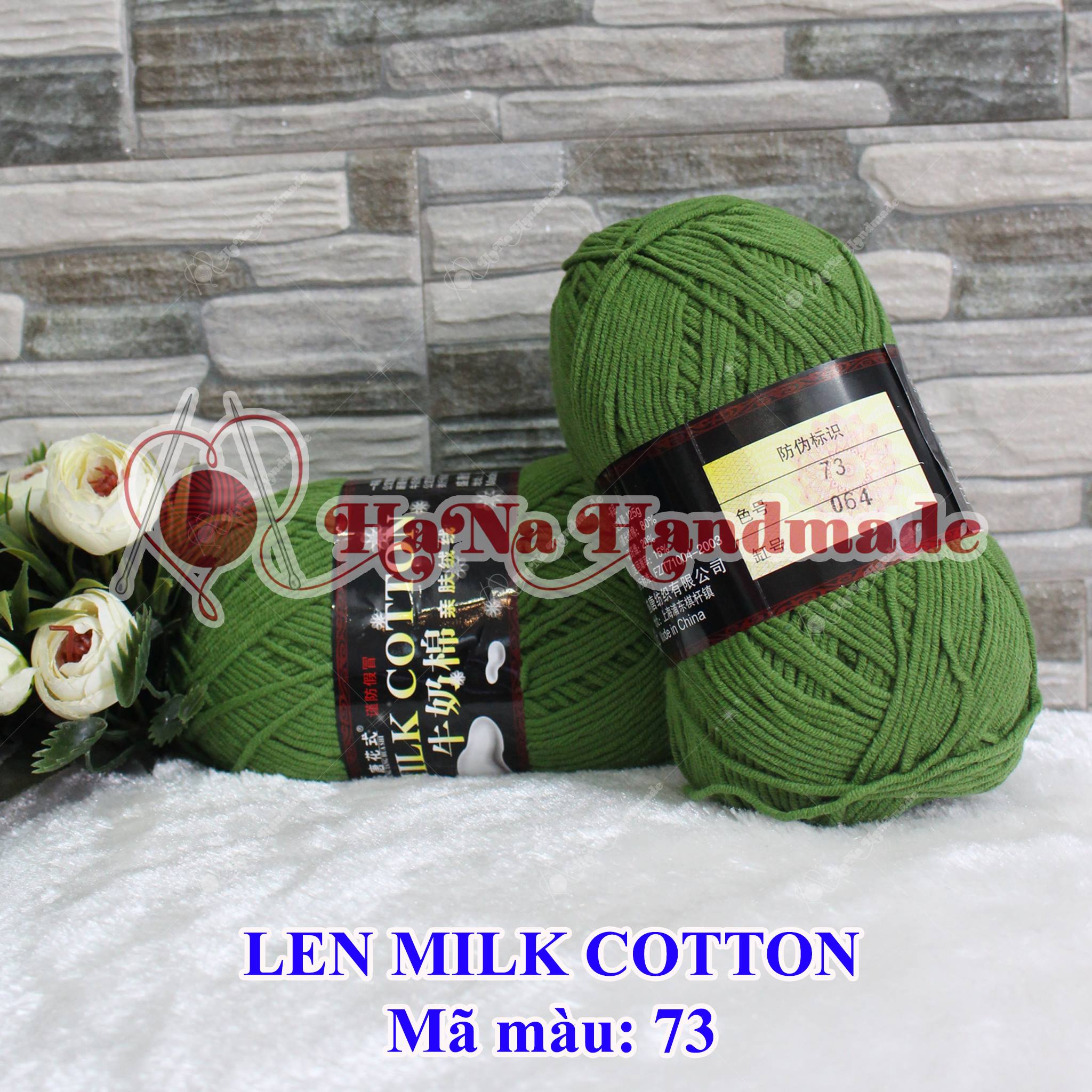 Len Milk Cotton Loại 1 (màu 51-103)