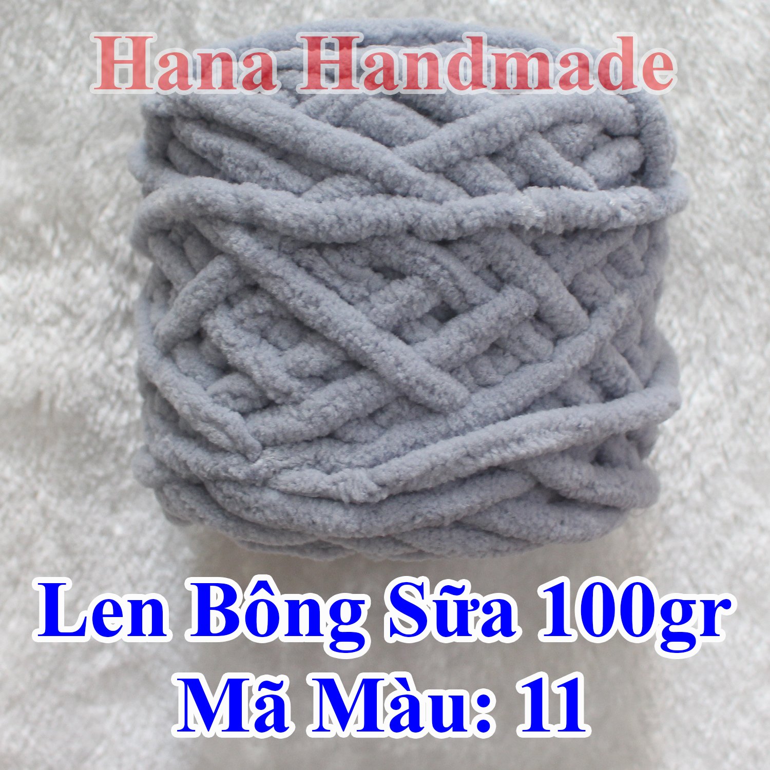 Len Bông Sữa / Len nhung đũa 90-95g (25k/cuộn)