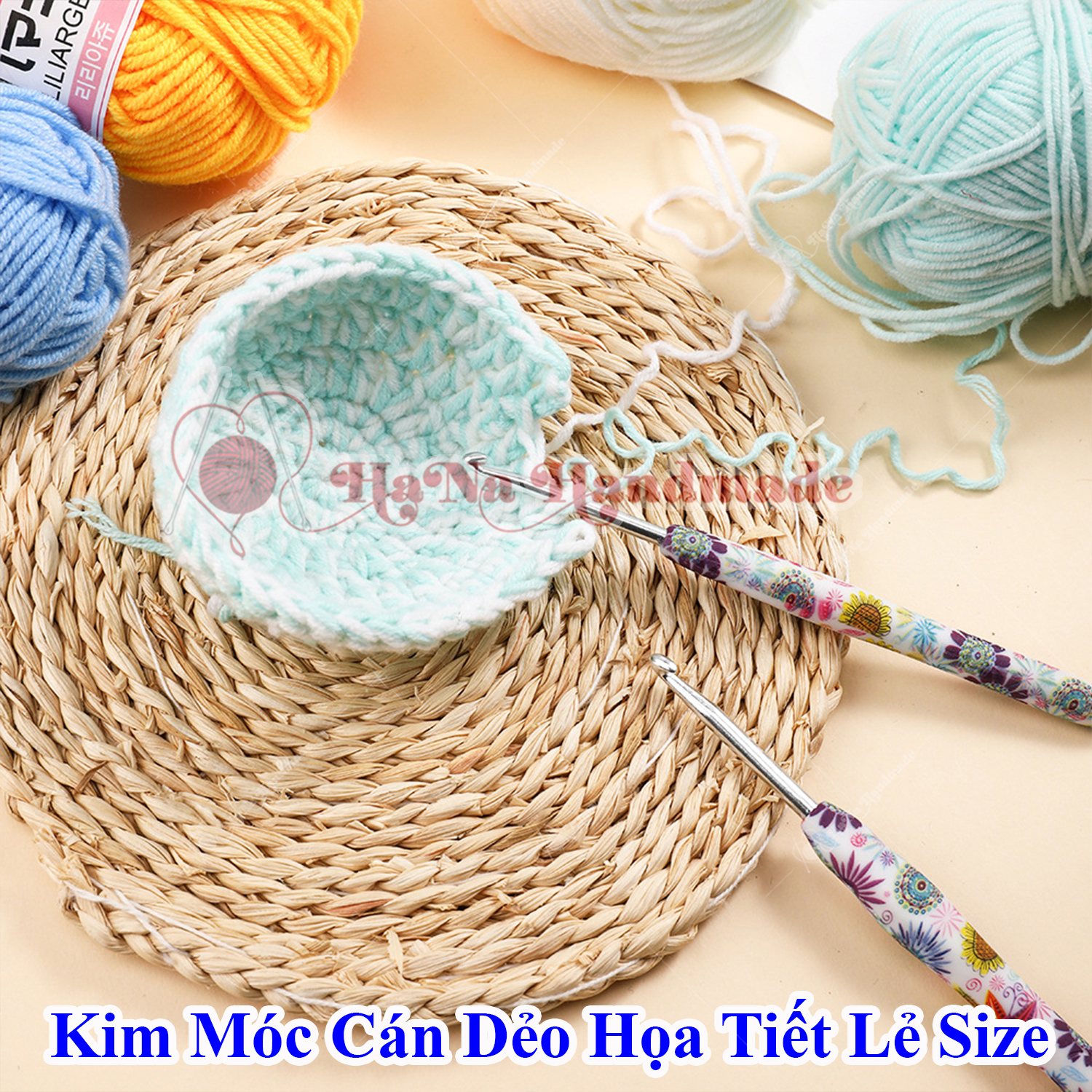 Kim móc cán dẻo họa tiết lẻ size
