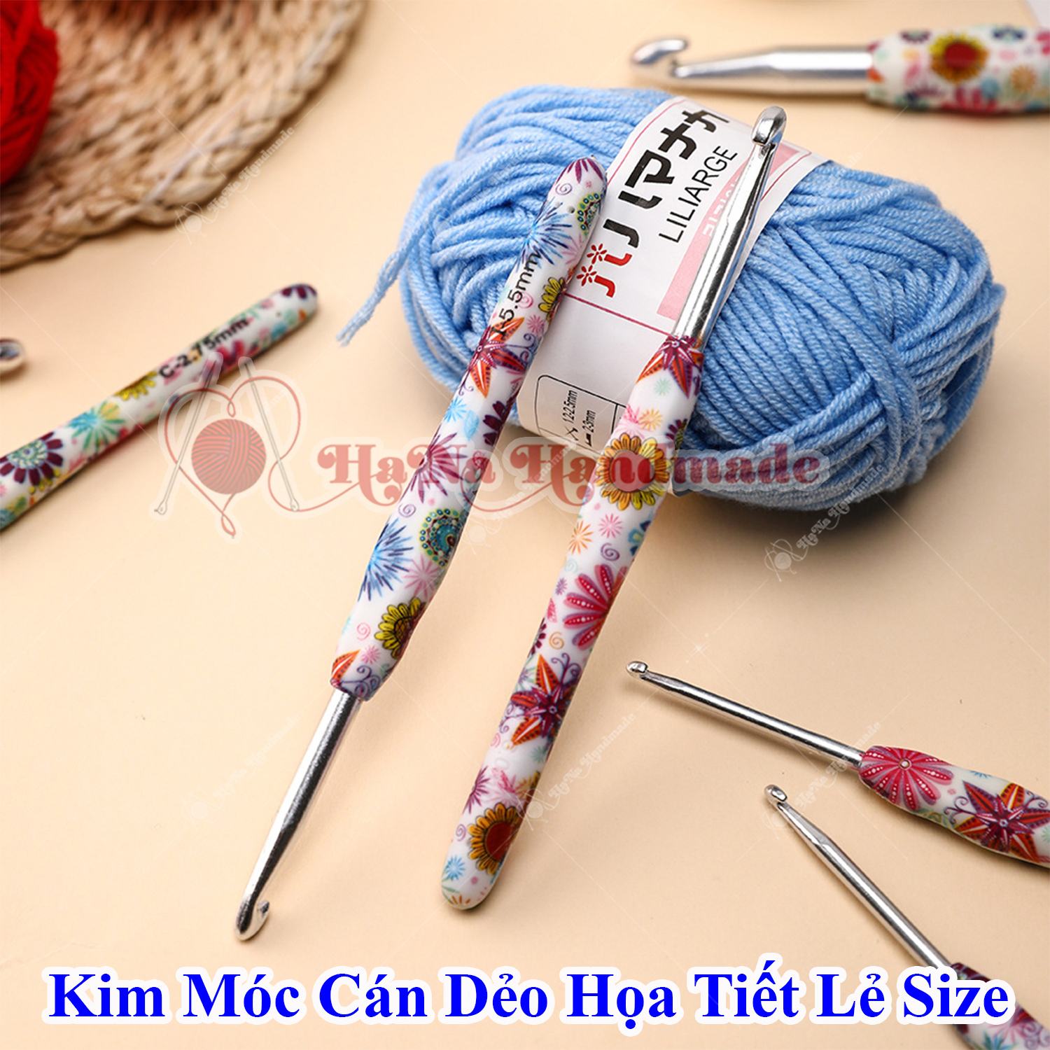 Kim móc cán dẻo họa tiết lẻ size