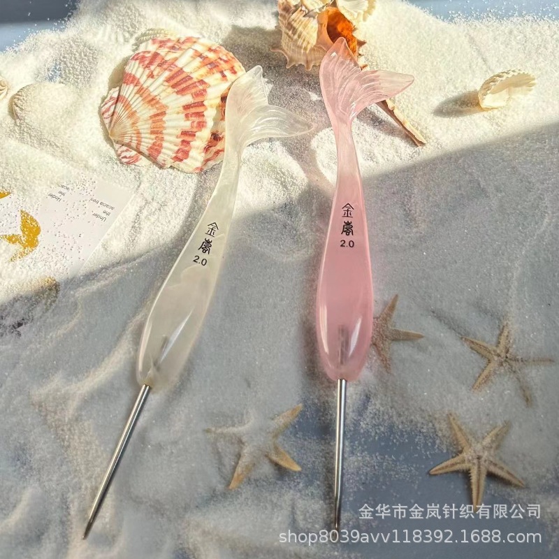 Kim móc Jinlan cán nhựa hình đuôi cá