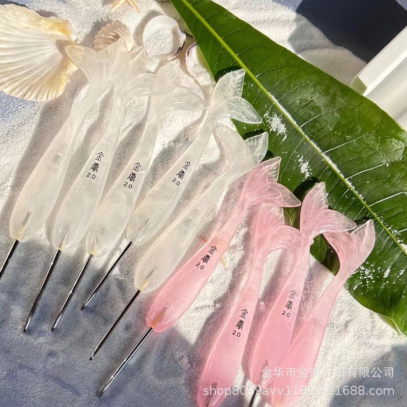 Kim móc Jinlan cán nhựa hình đuôi cá