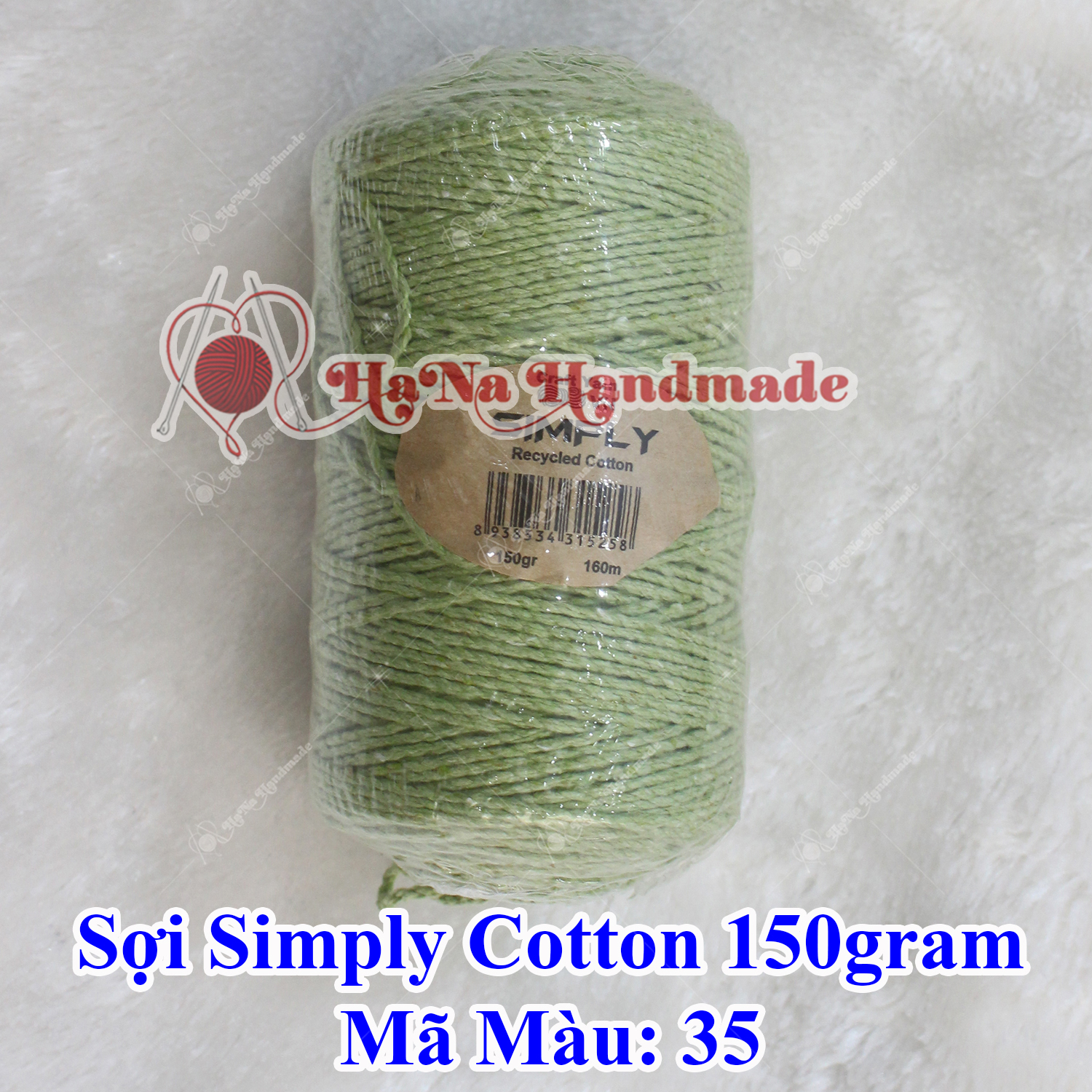 Sợi simply cotton 30k/cuộn/150gram