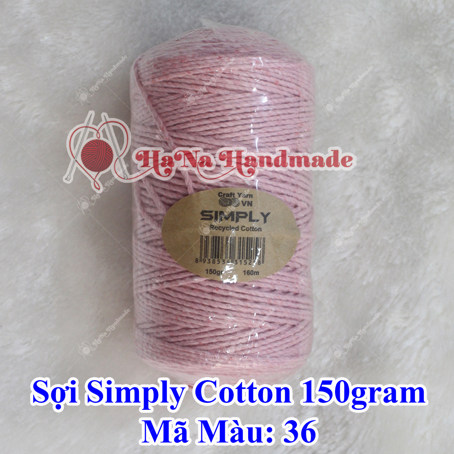 Sợi simply cotton 30k/cuộn/150gram