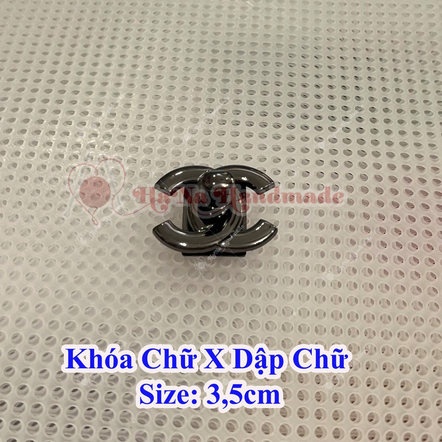 Khoá chữ X dập chữ 3,5cm