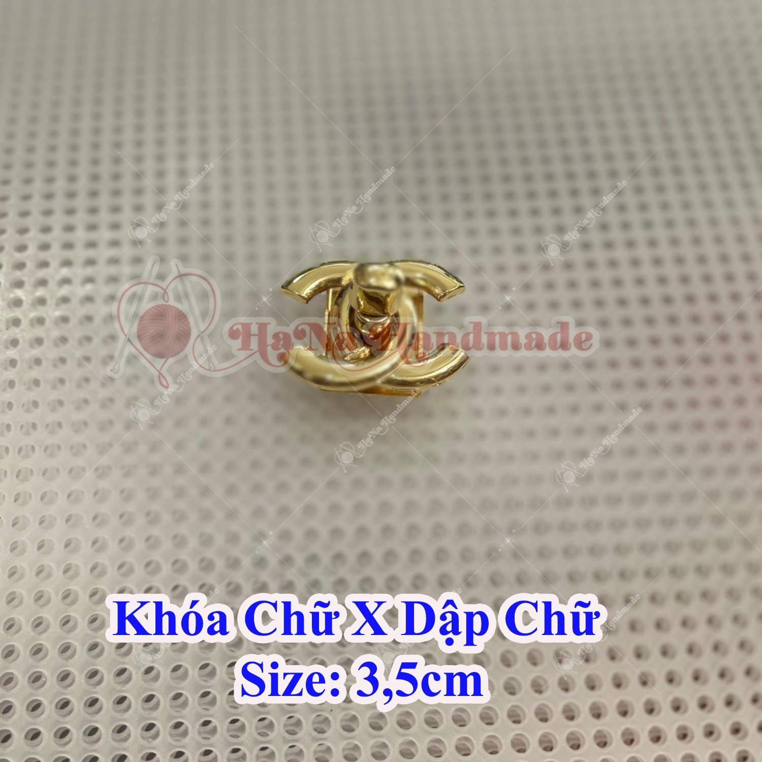 Khoá chữ X dập chữ 3,5cm
