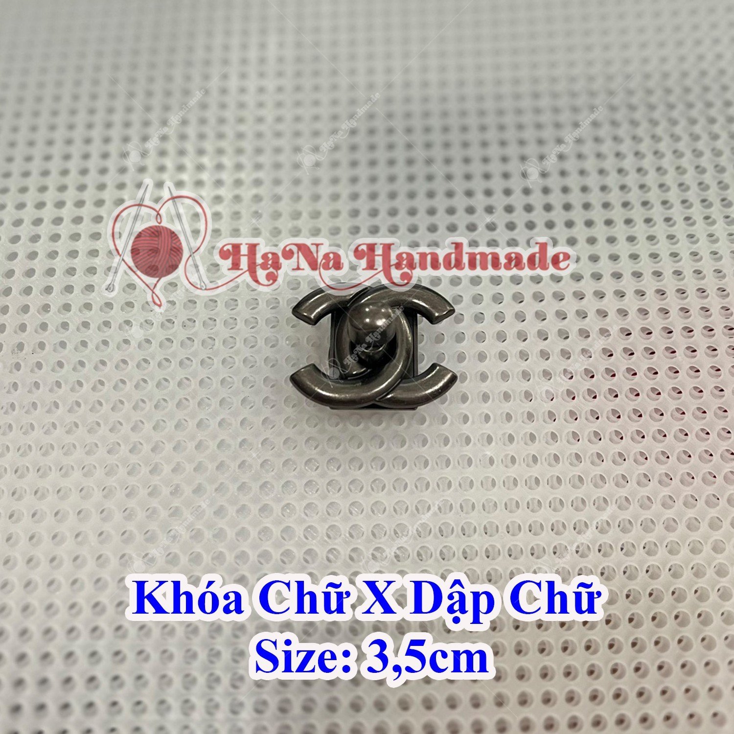 Khoá chữ X dập chữ 3,5cm
