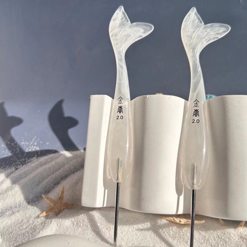 Kim móc Jinlan cán nhựa hình đuôi cá