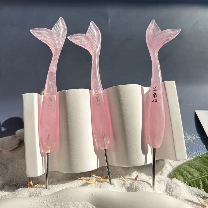 Kim móc Jinlan cán nhựa hình đuôi cá