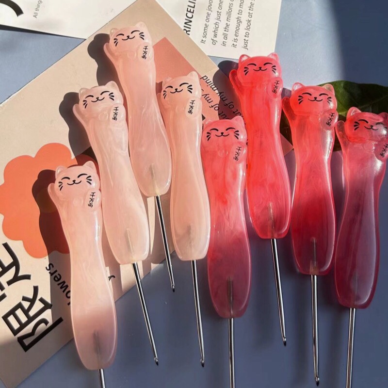 Kim móc Jinlan nhựa mèo may mắn