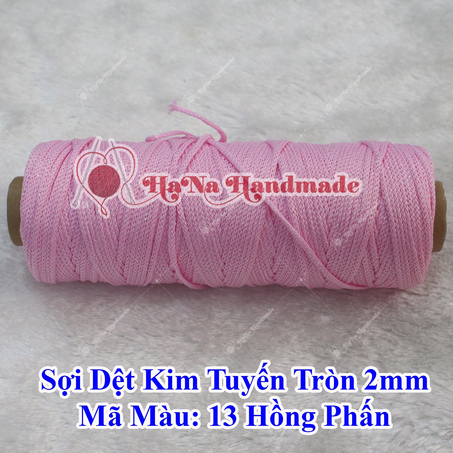 Sợi dệt kim tuyến tròn 2mm 30k/ống