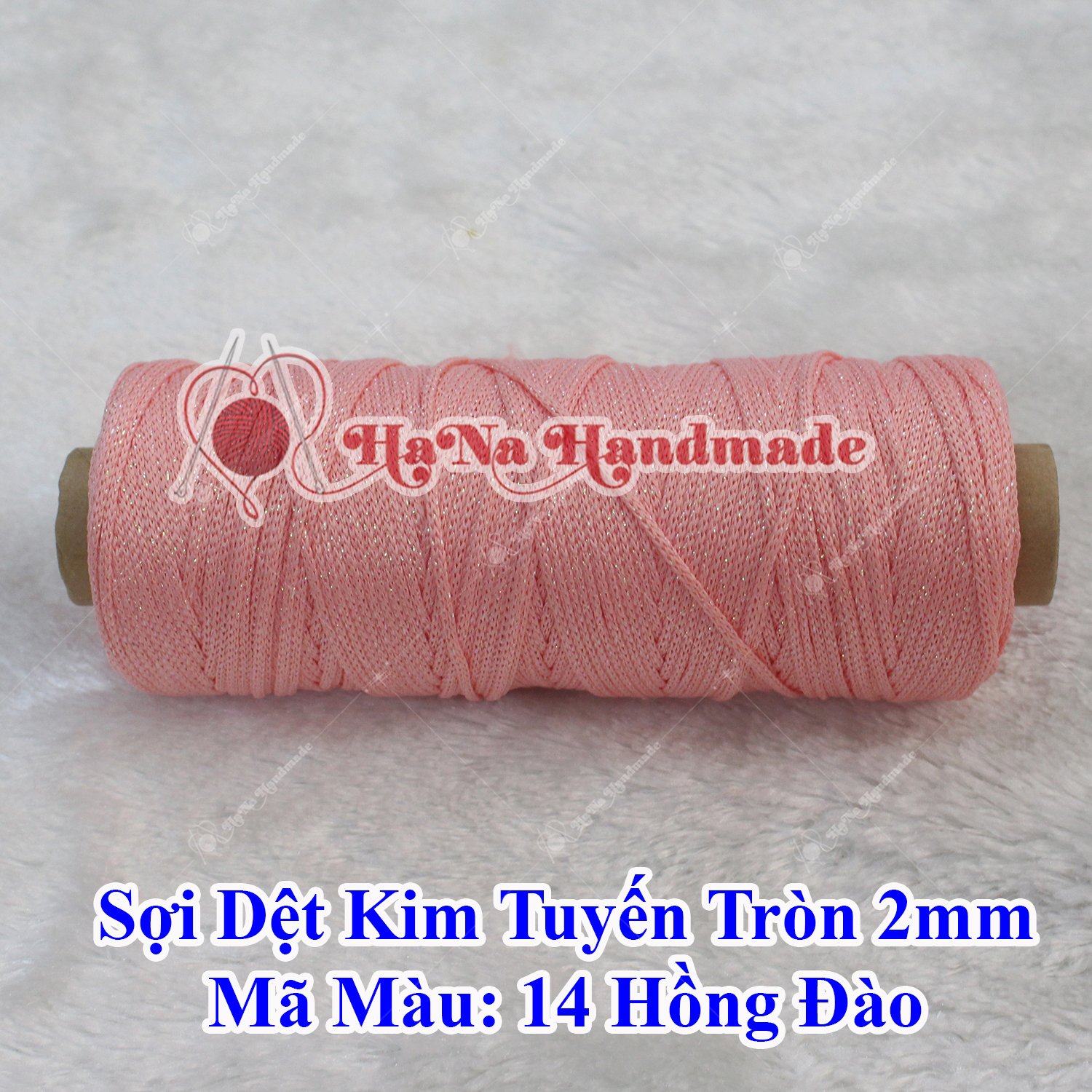 Sợi dệt kim tuyến tròn 2mm 30k/ống