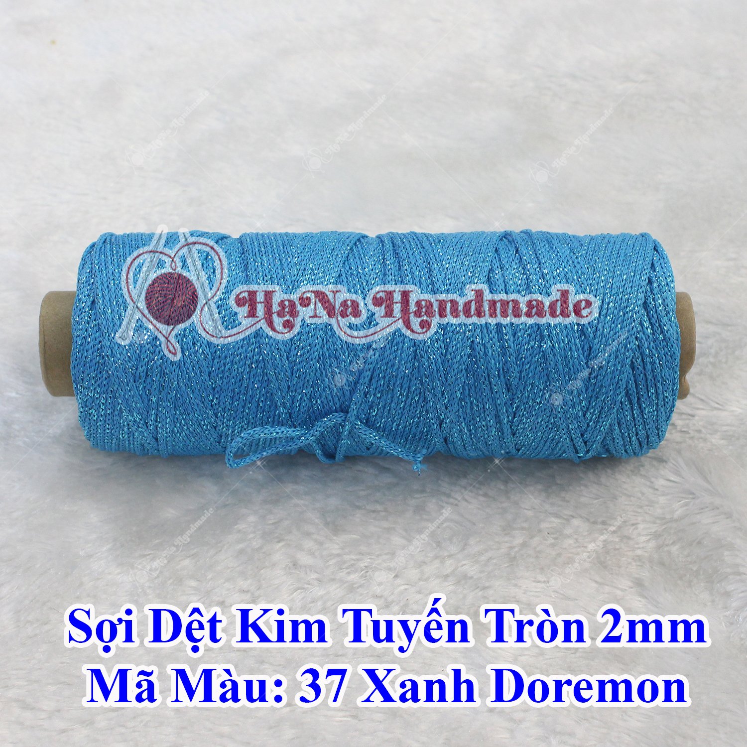 Sợi dệt kim tuyến tròn 2mm 30k/ống