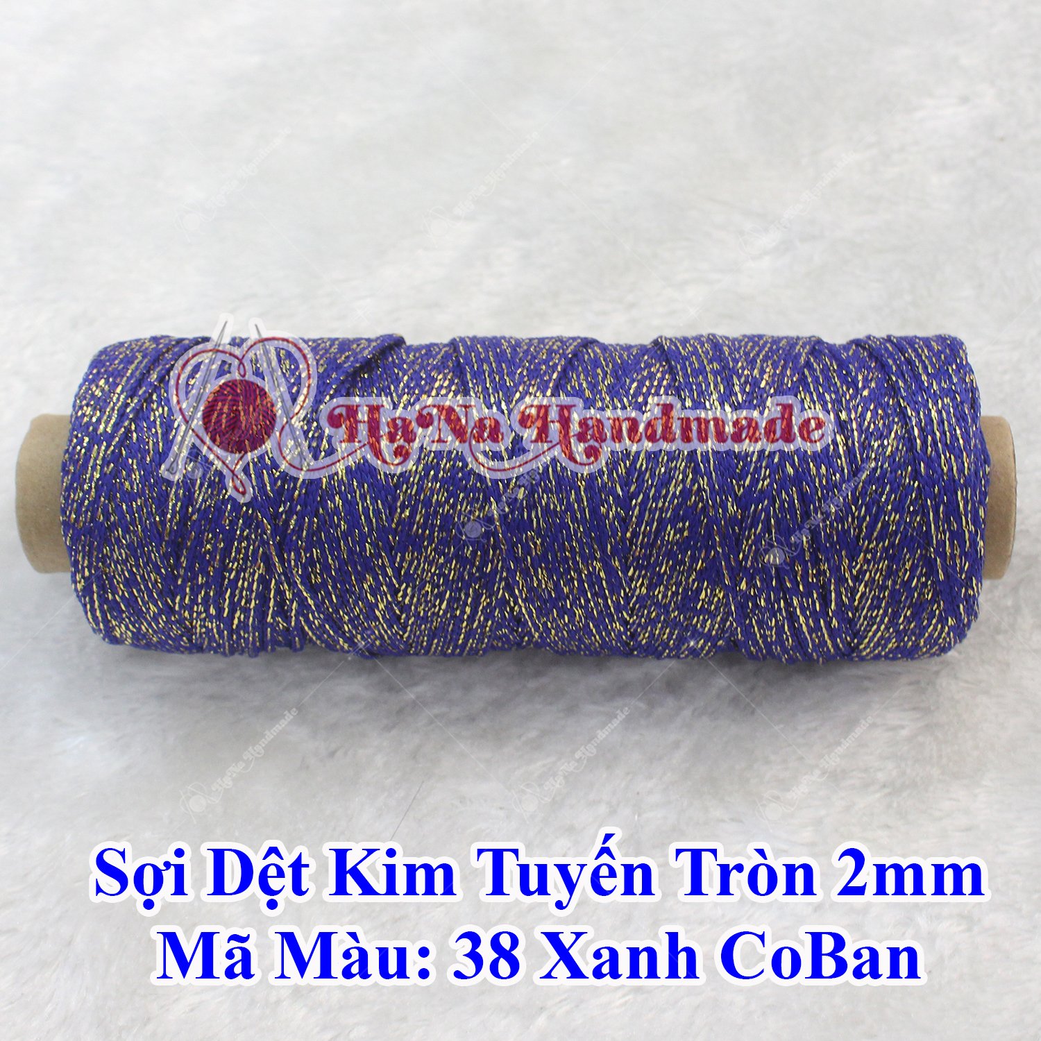 Sợi dệt kim tuyến tròn 2mm 30k/ống
