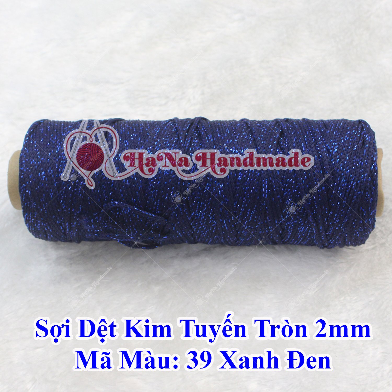 Sợi dệt kim tuyến tròn 2mm 30k/ống