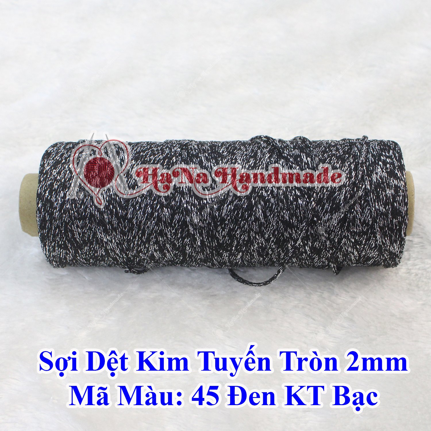 Sợi dệt kim tuyến tròn 2mm 30k/ống