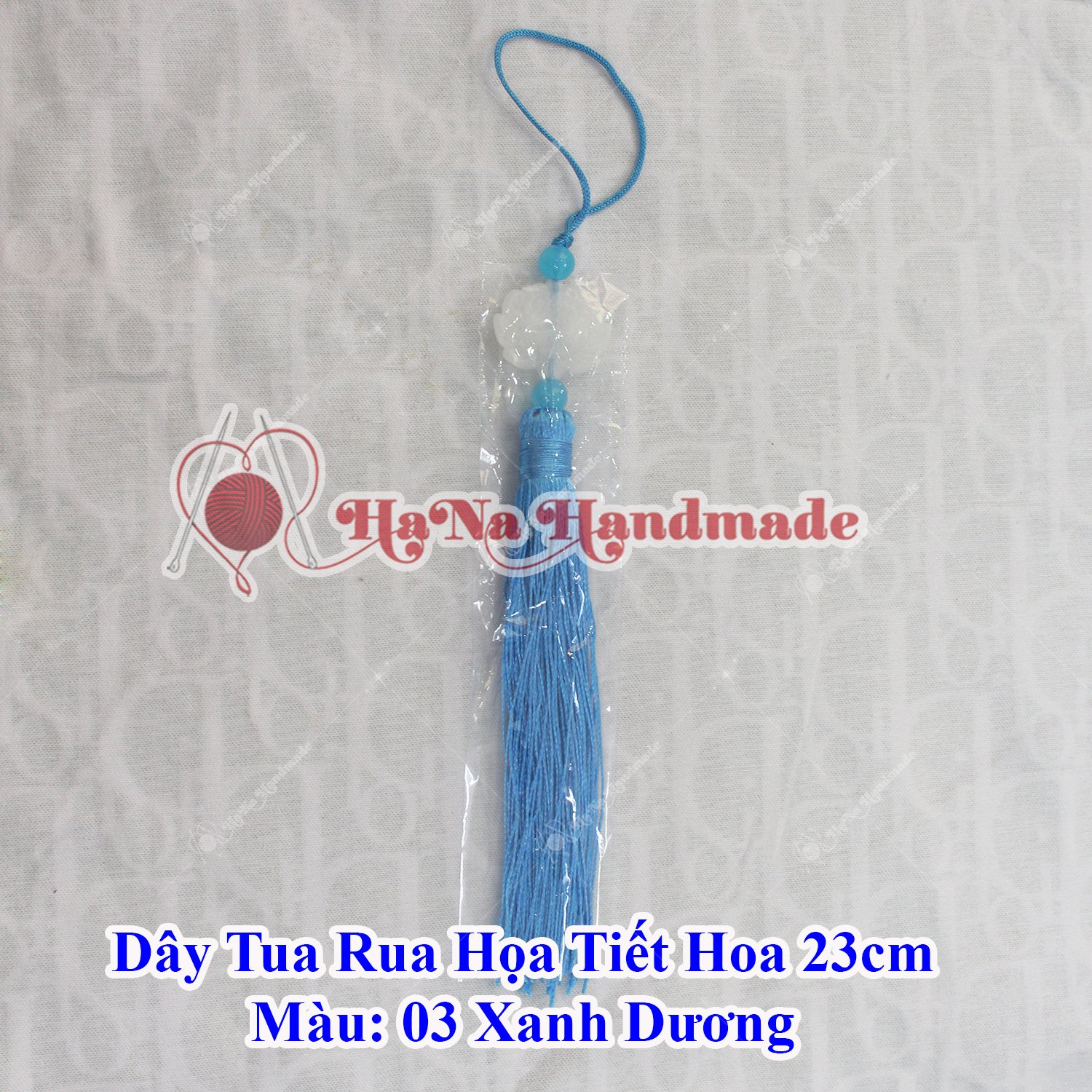 Dây tua rua họa tiết hoa trang trí 23cm