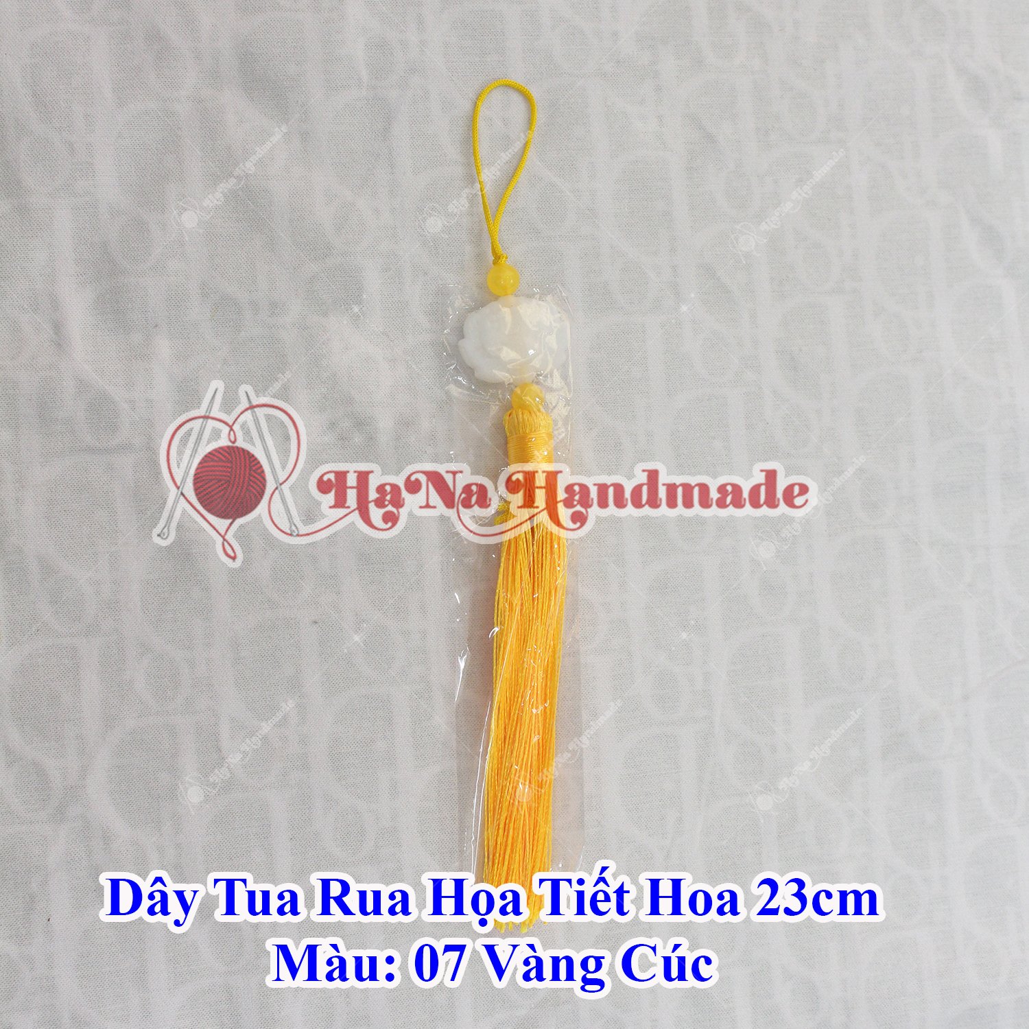 Dây tua rua họa tiết hoa trang trí 23cm