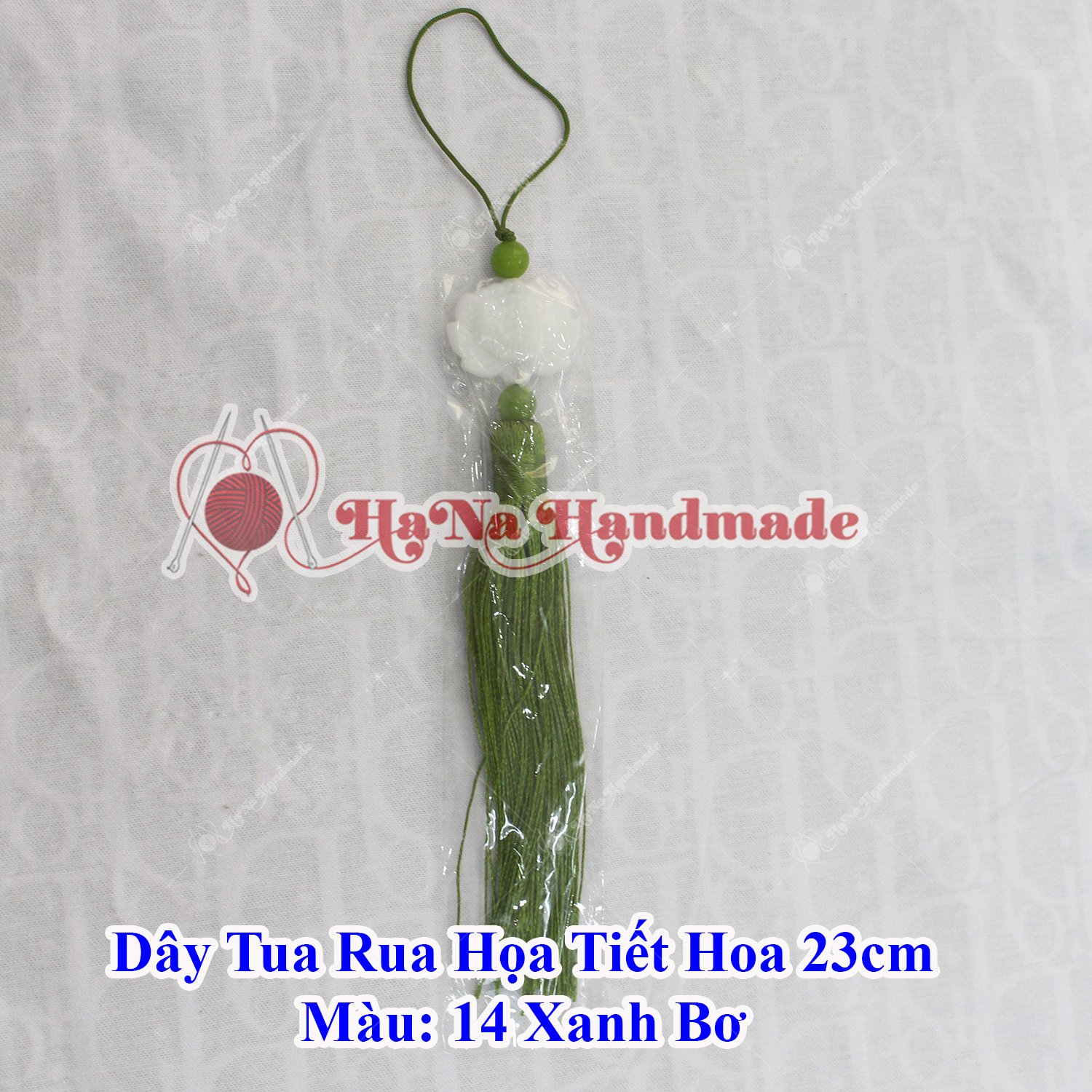 Dây tua rua họa tiết hoa trang trí 23cm