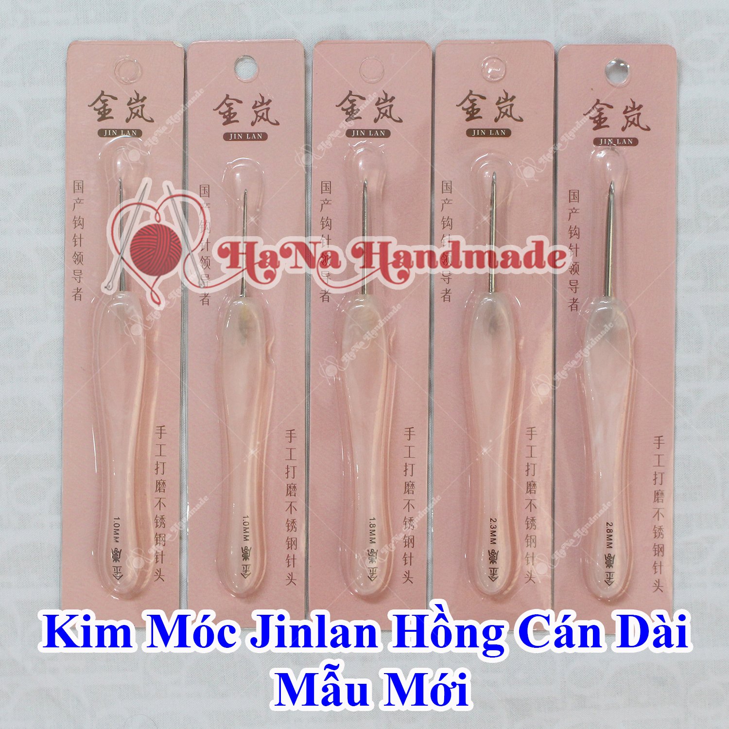 Kim móc jinlan hồng cán dài mẫu mới