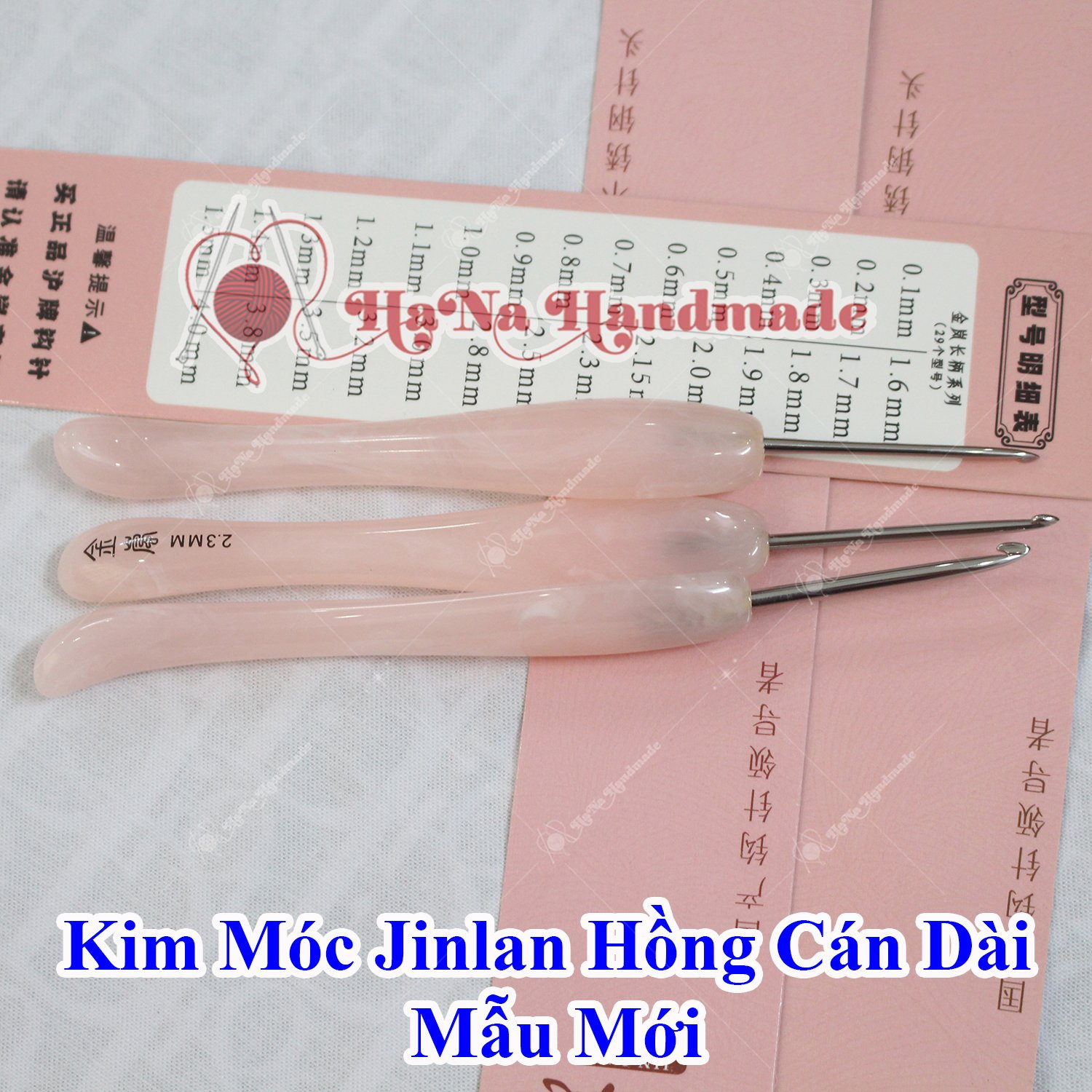 Kim móc jinlan hồng cán dài mẫu mới