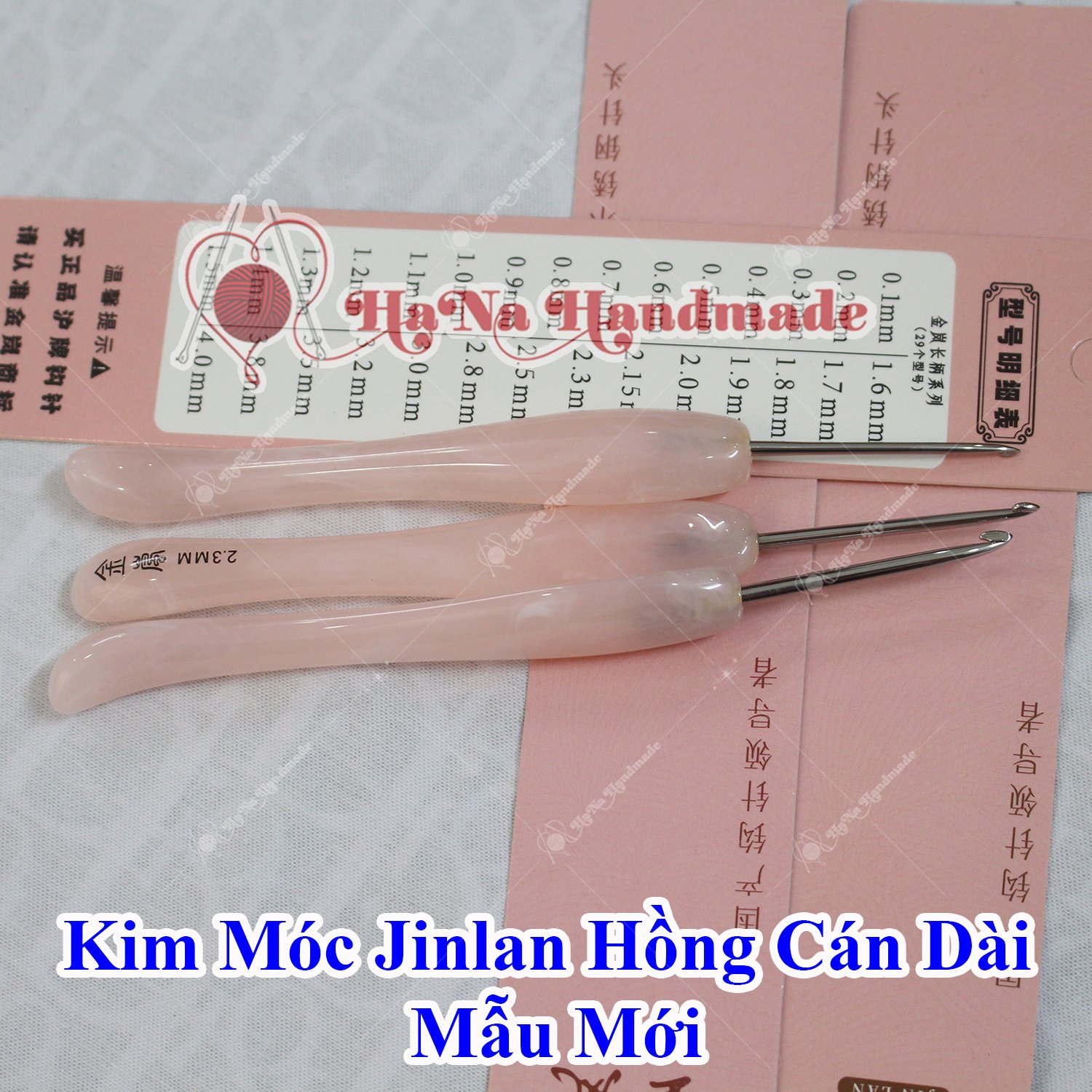 Kim móc jinlan hồng cán dài mẫu mới
