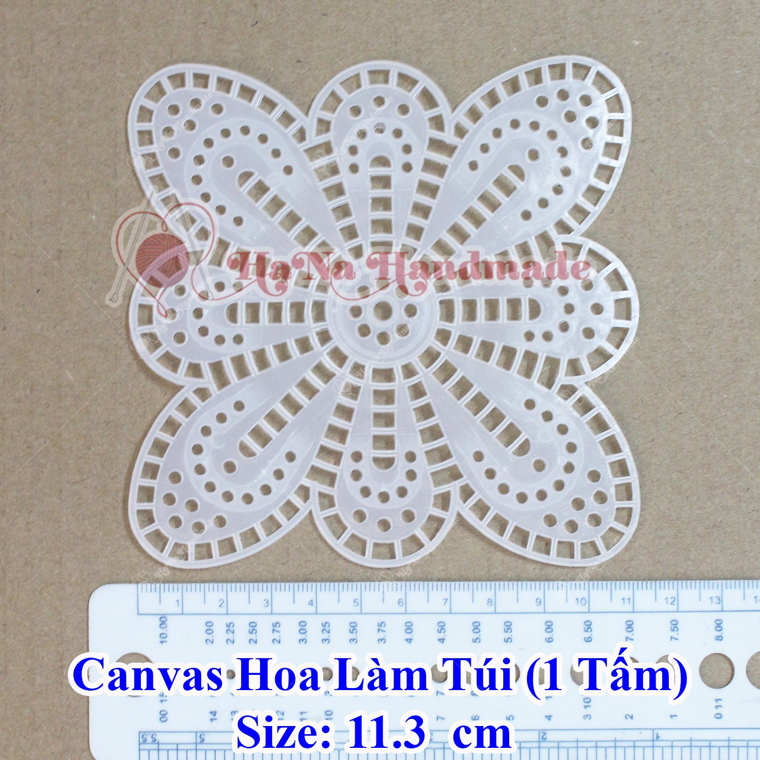 Canvas hoa làm túi (1 tấm)
