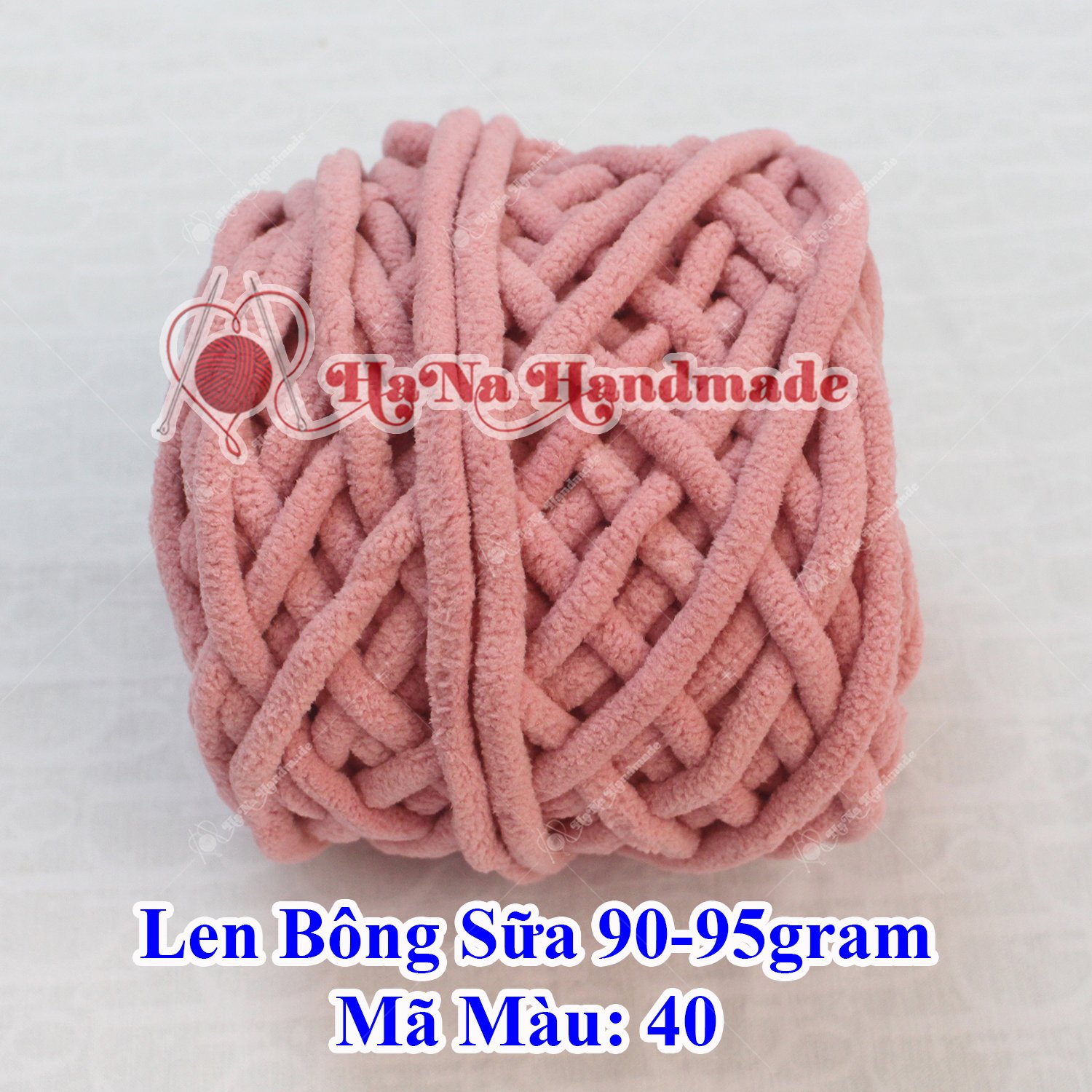 Len Bông Sữa / Len nhung đũa 90-95g (25k/cuộn)