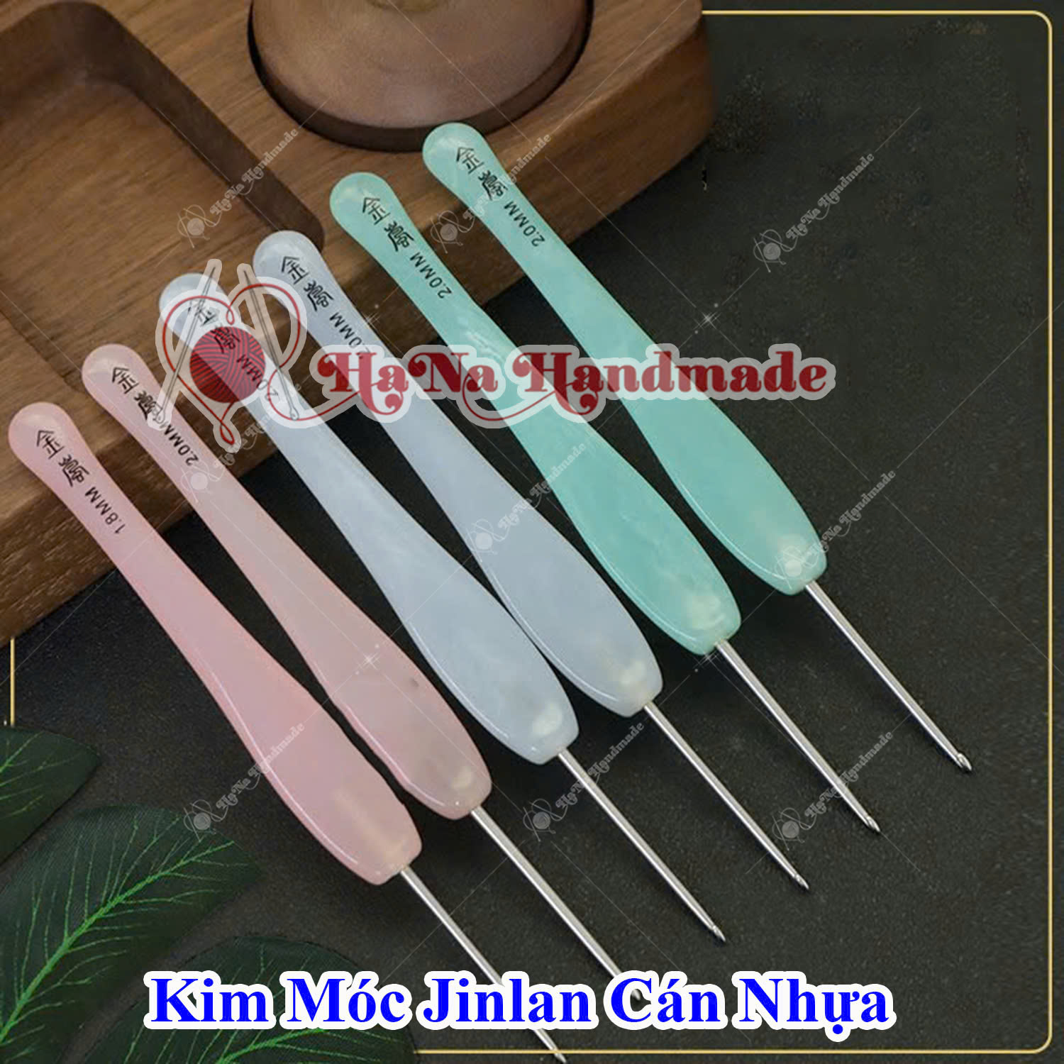Kim móc Jinlan nhựa hồng cán thường