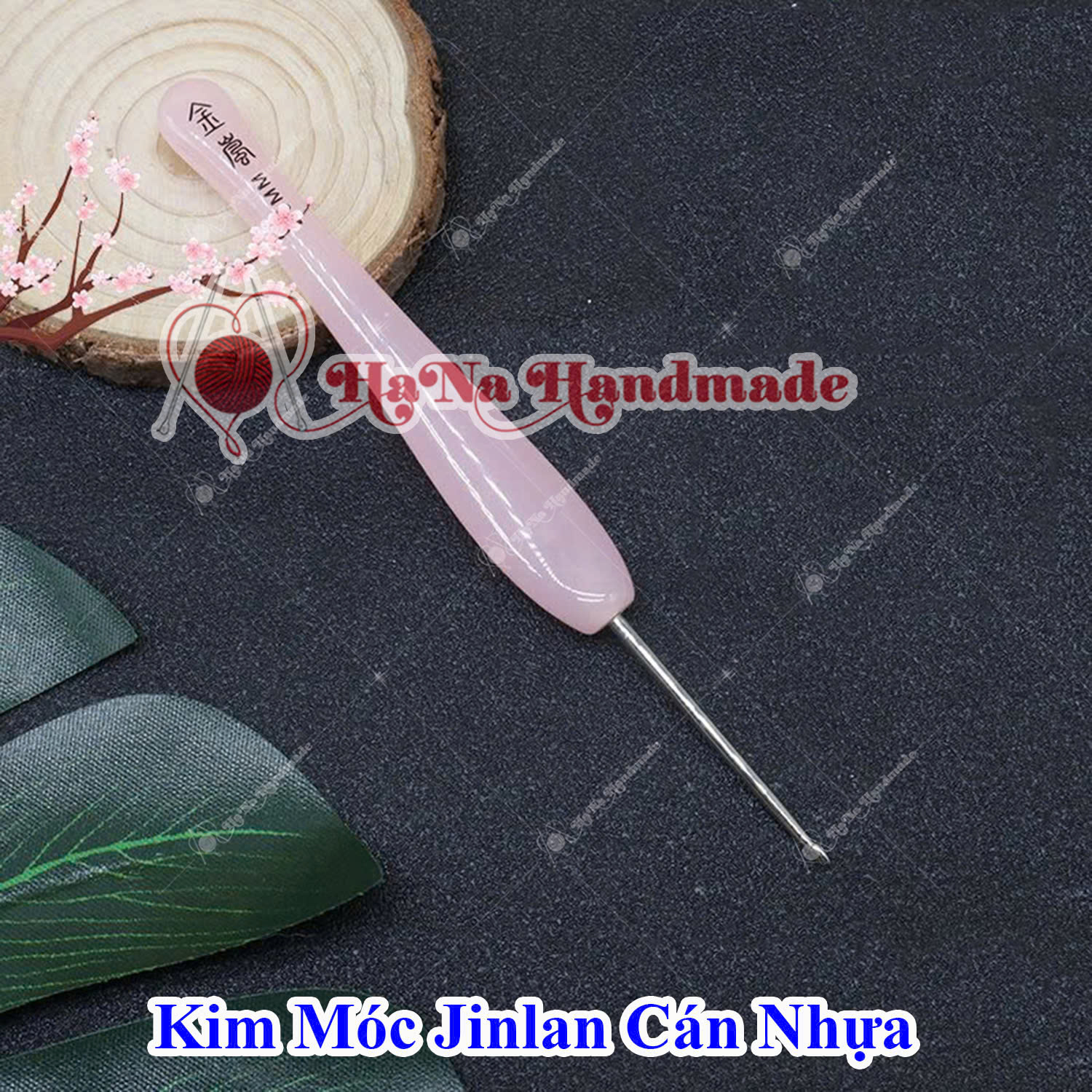 Kim móc Jinlan nhựa hồng cán thường