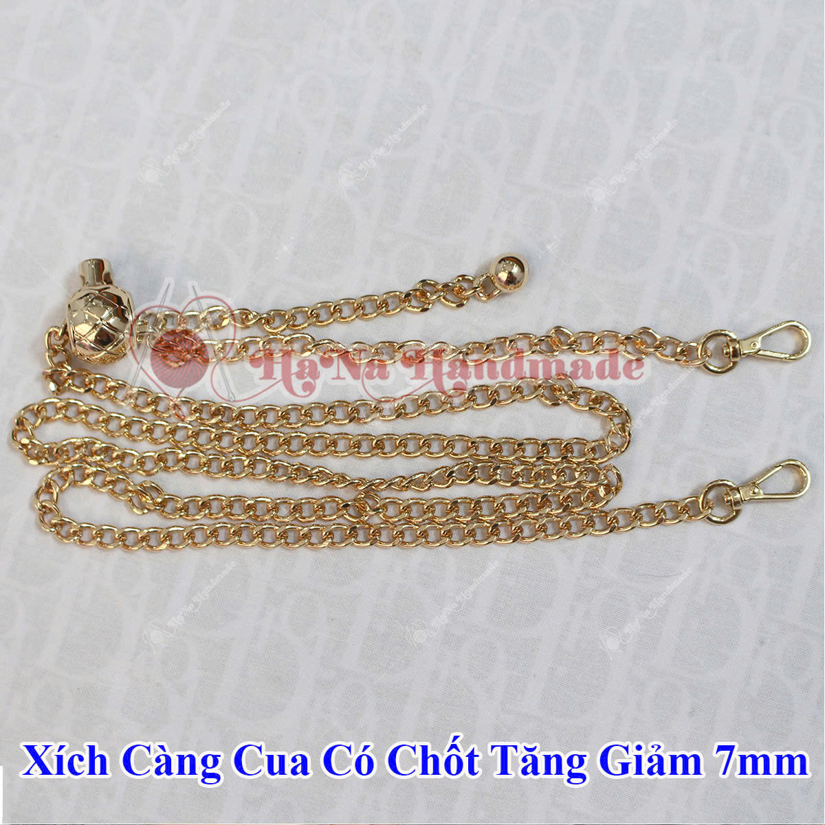 Xích càng cua có chốt tăng giảm