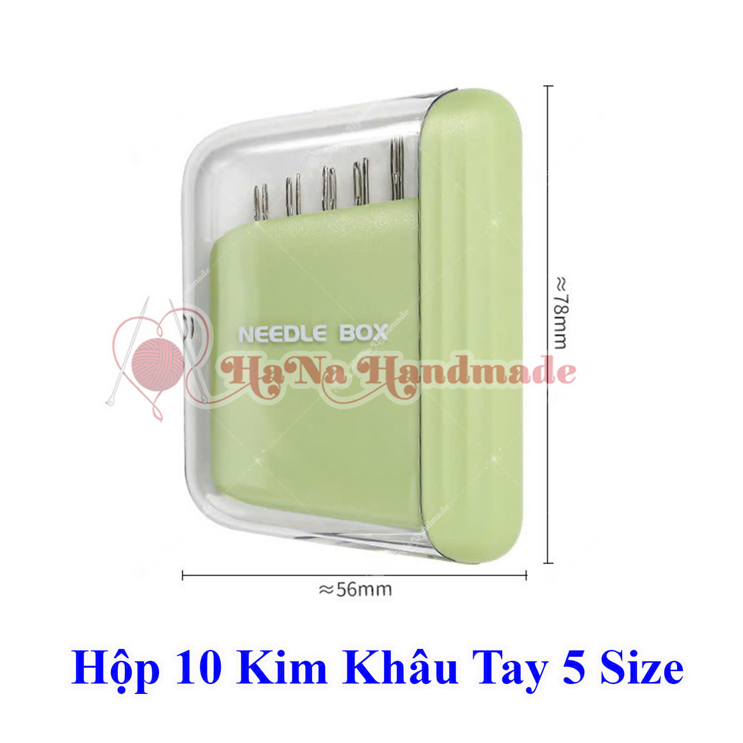 Hộp 10 kim khâu tay 5 size