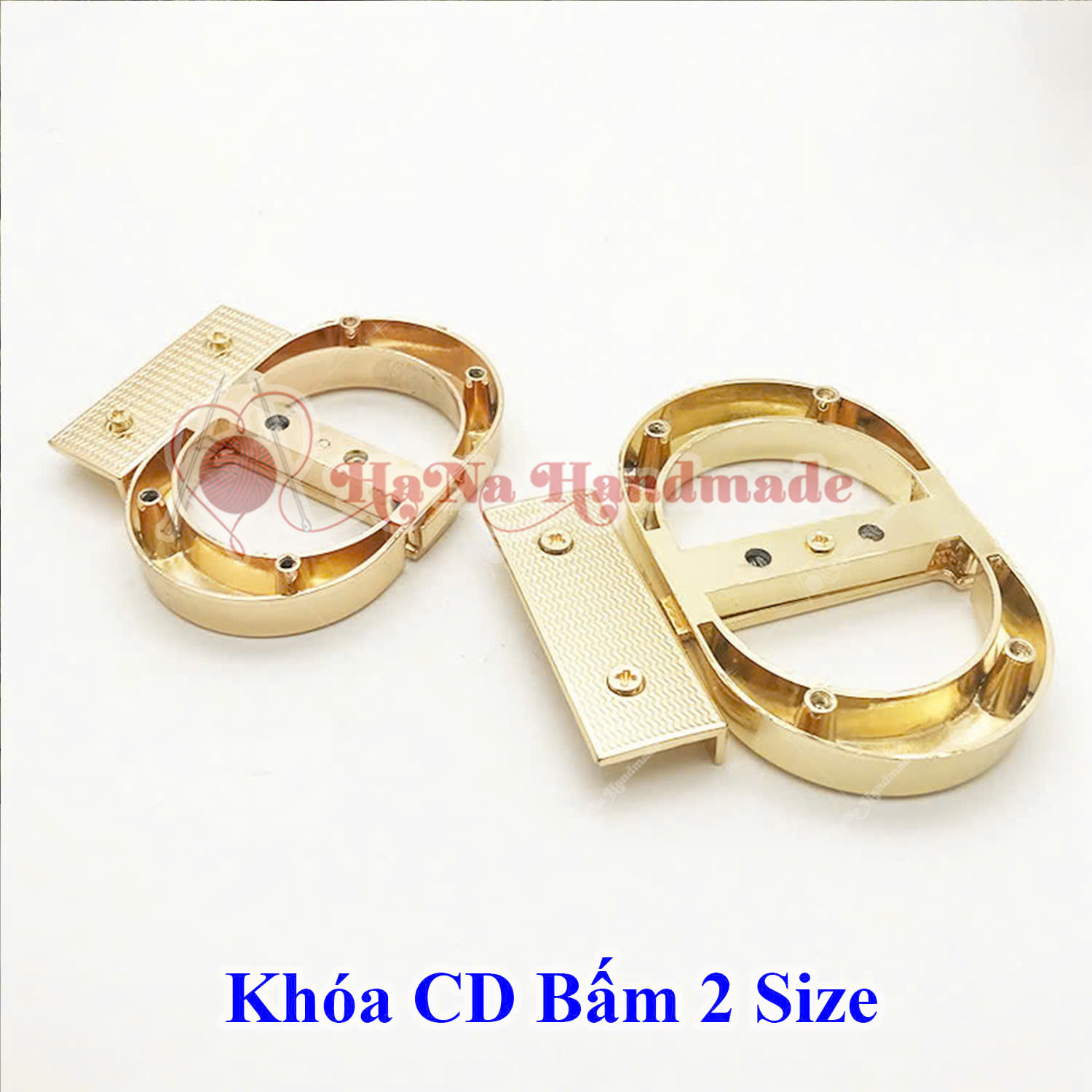 Khóa CD bấm 2 size làm túi handmade