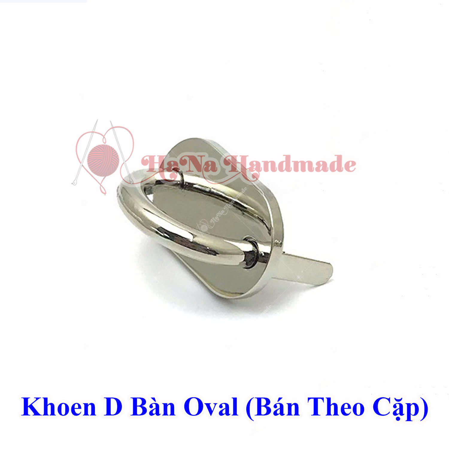 Khoen D bàn oval làm túi handmade (bán theo cặp)