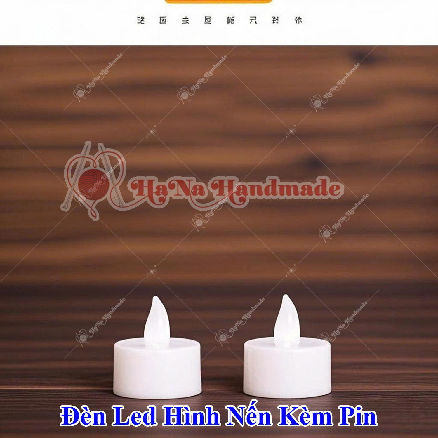 Đèn led hình nến kèm pin làm sản phẩm handmade