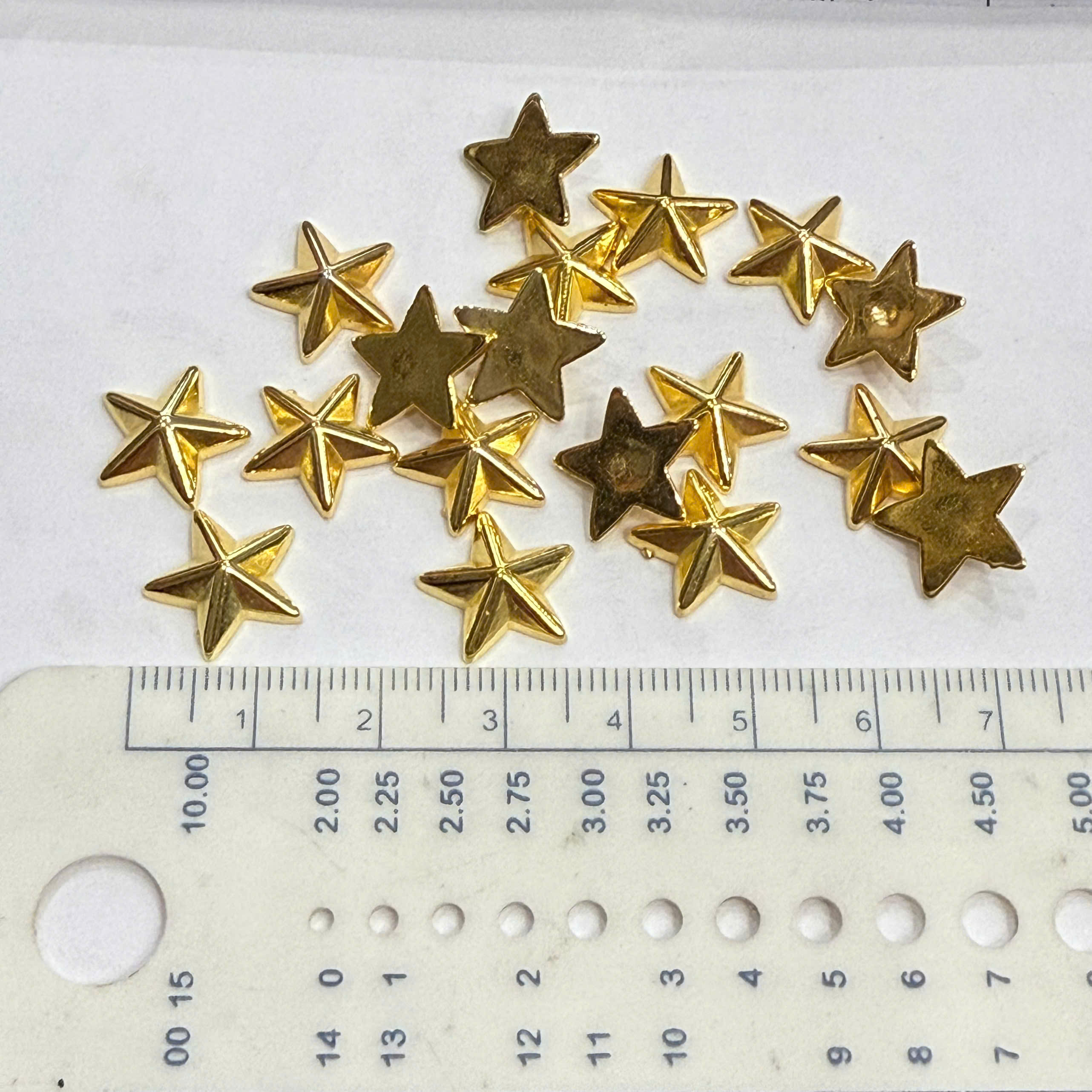 Set 10 sao 1.4cm trang trí sản phẩm handmade