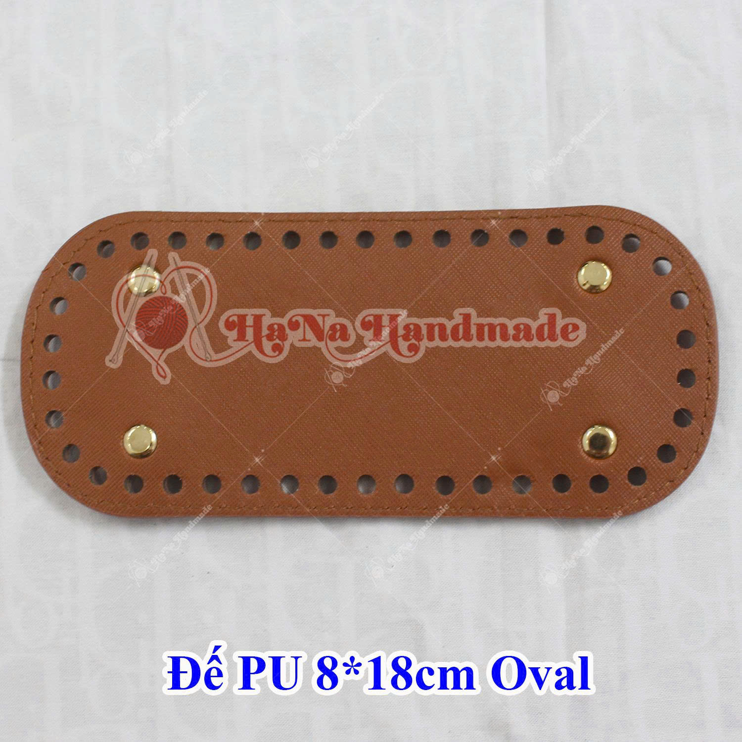 Đế PU oval 8x18cm 42 lỗ