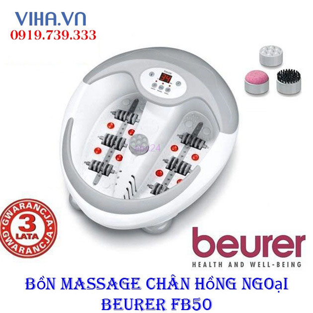 Bồn massage chân hồng ngoại thương hiệu Beurer FB50